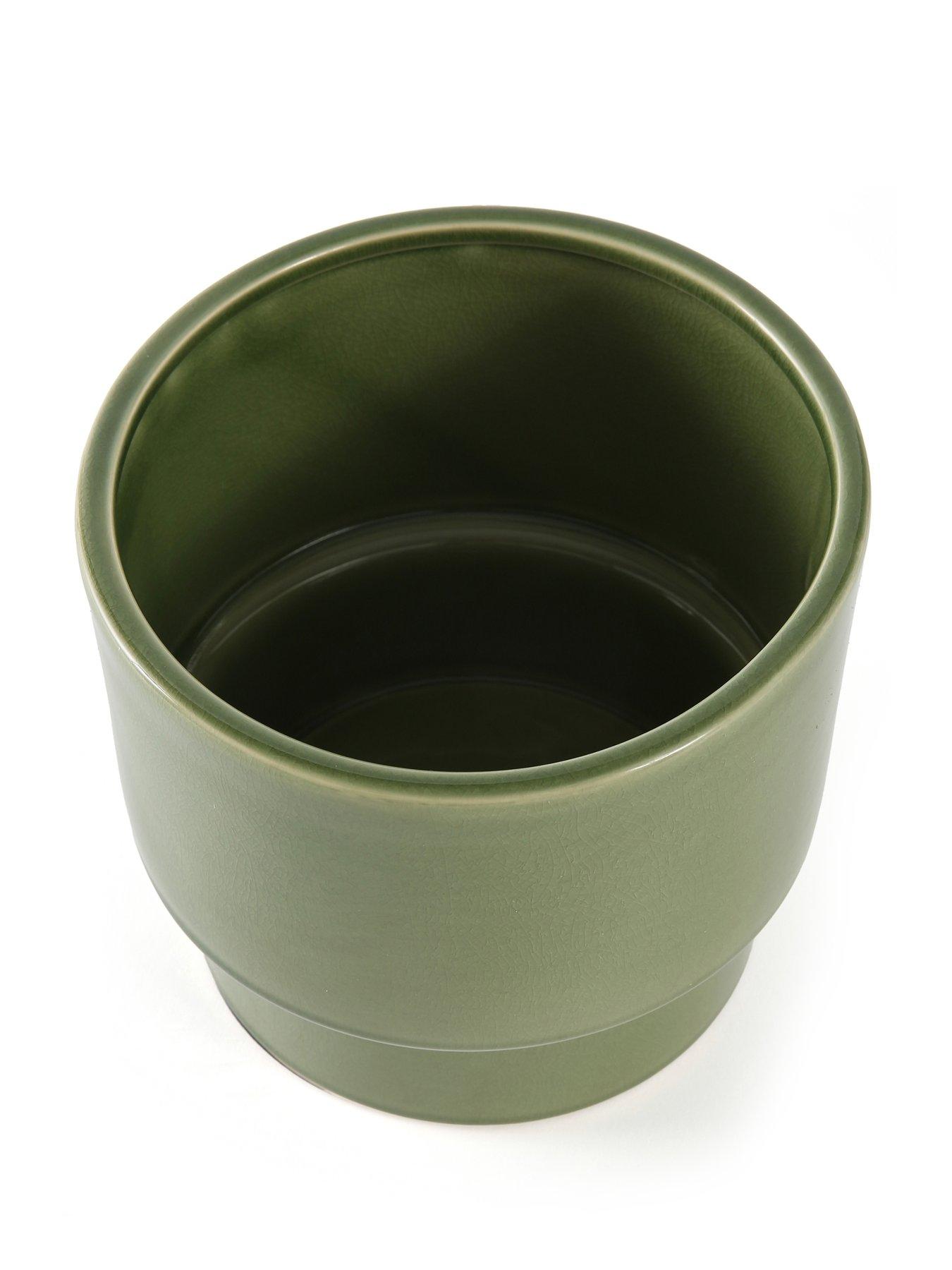 Image 5 of 5 of The Very Collection Green Ceramic Revive Planter