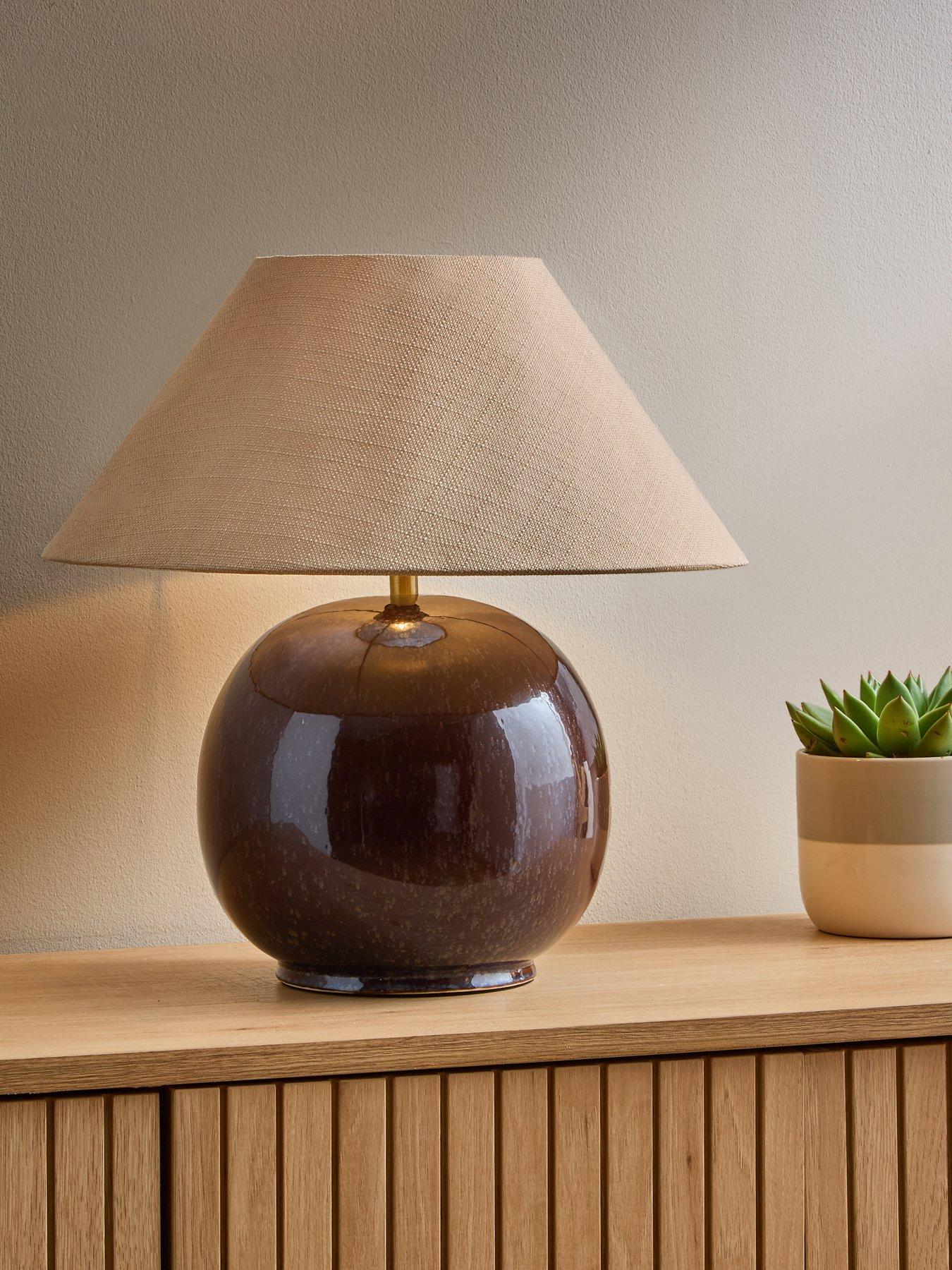 the-very-collection-brown-ceramic-sphere-table-lamp