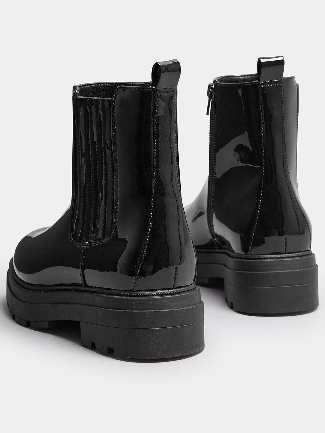 yours-extra-wide-fit-patent-chunky-chelsea-boot-blackback