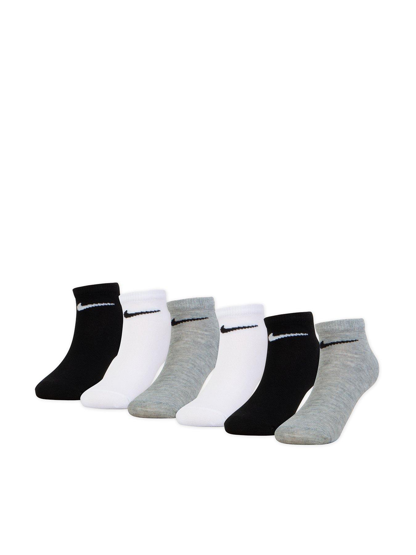 Image 1 of 6 of Nike Kids Boys 6 Pack No Show Socks - Multi