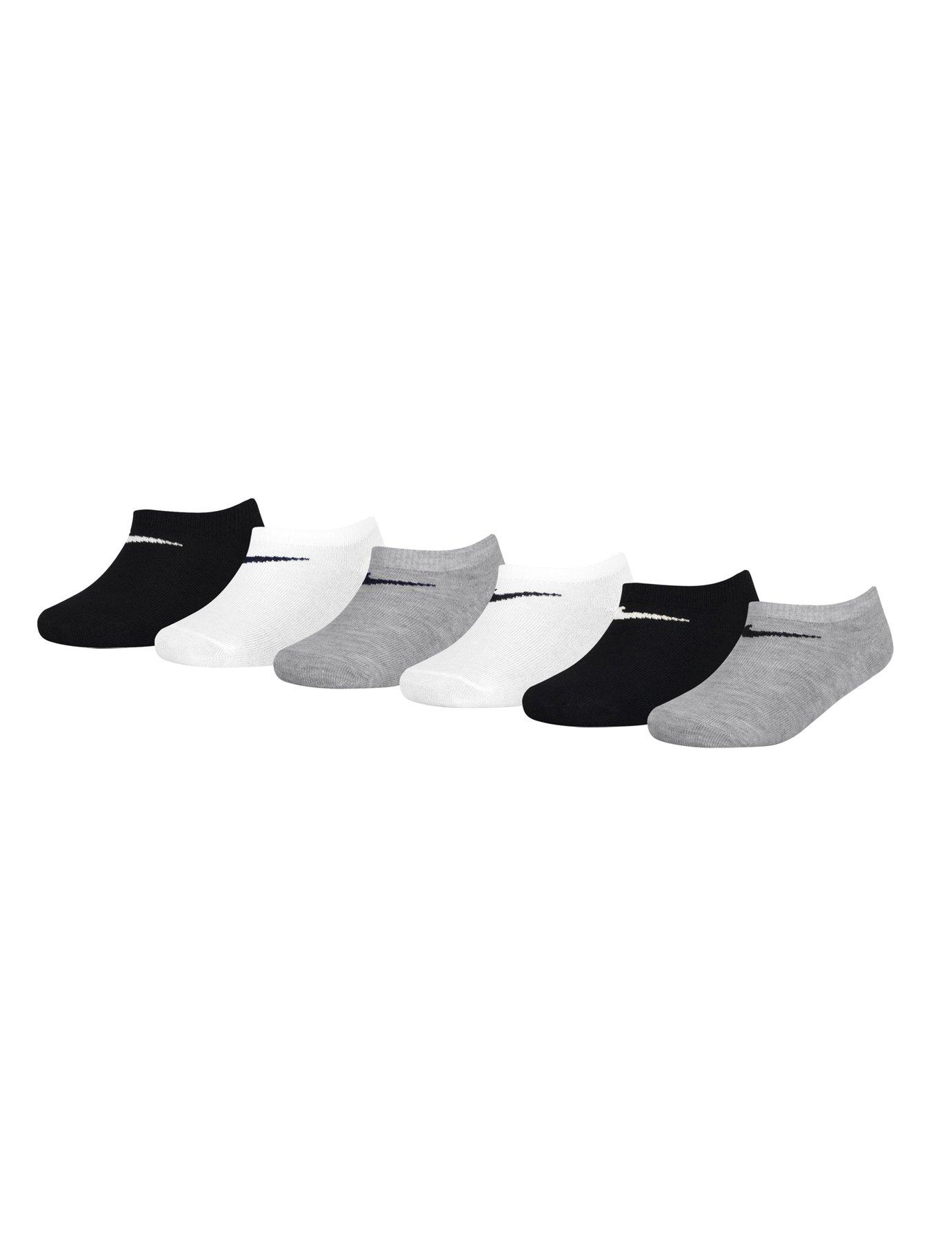 Image 2 of 6 of Nike Kids Boys 6 Pack No Show Socks - Multi