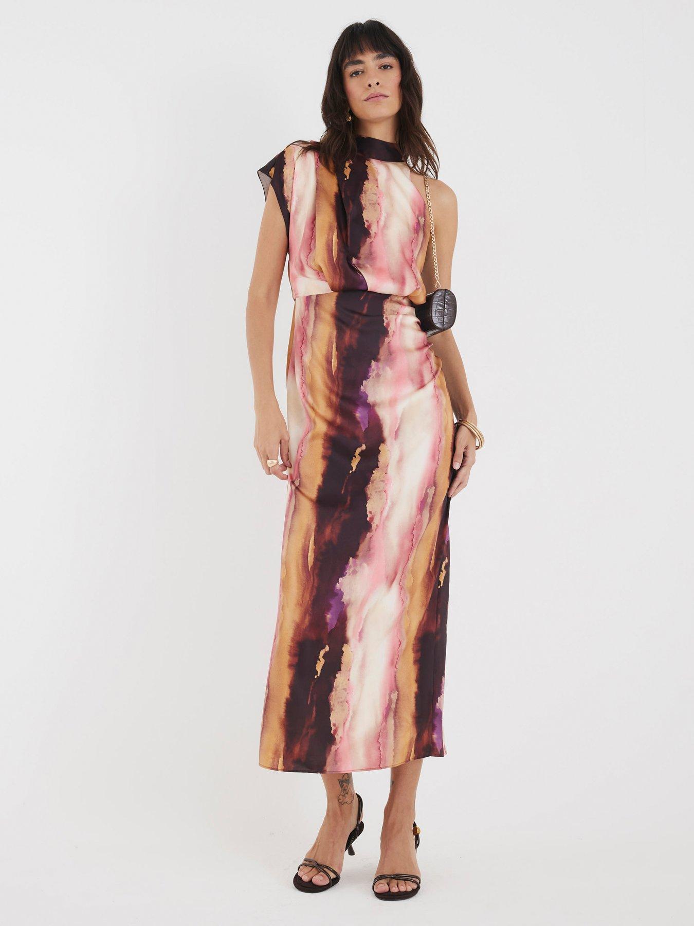 river-island-cowl-neck-printed-dress-pink