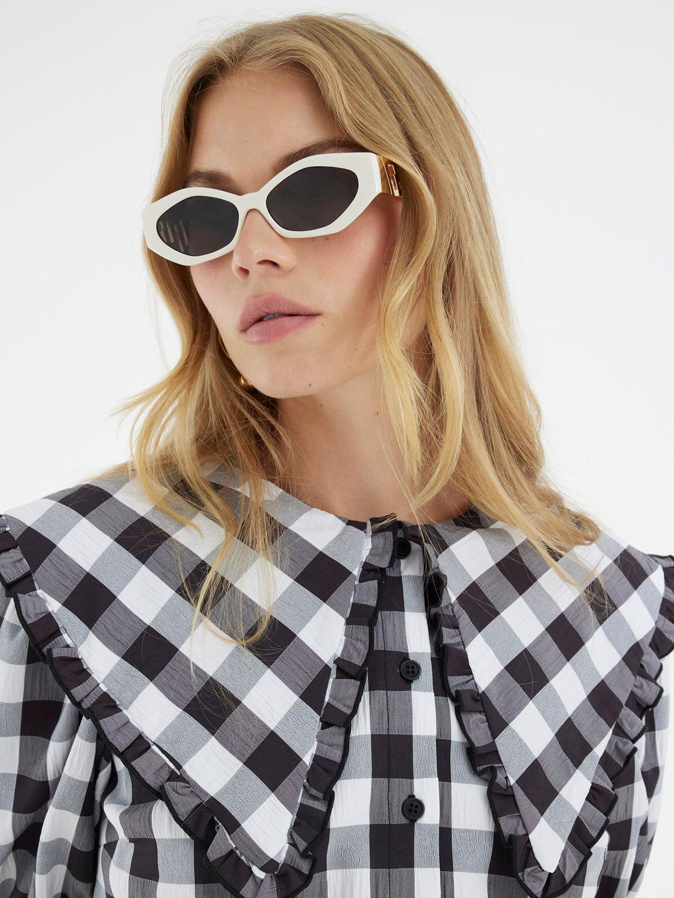 river-island-gingham-short-sleeve-collar-shirt-blackoutfit