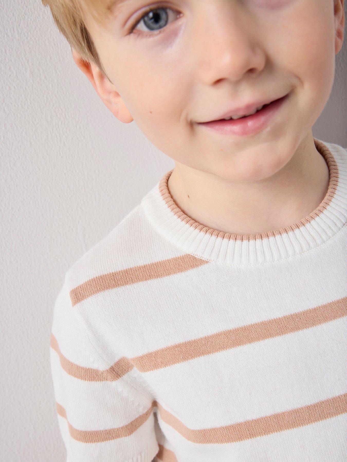 the-very-collection-boys-stripe-knitted-top-whiteoutfit