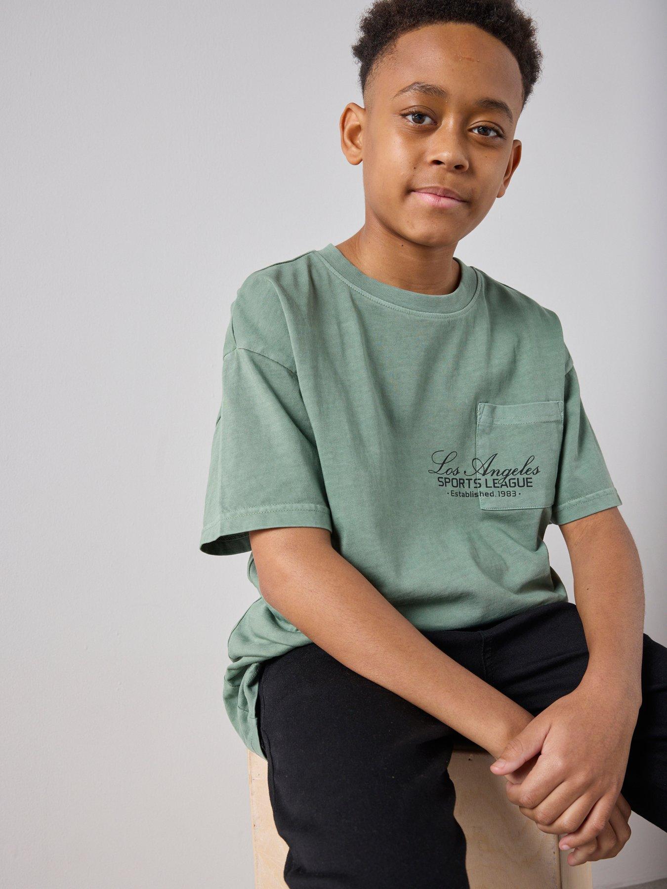 the-very-collection-boys-drop-shoulder-t-shirt-greenoutfit