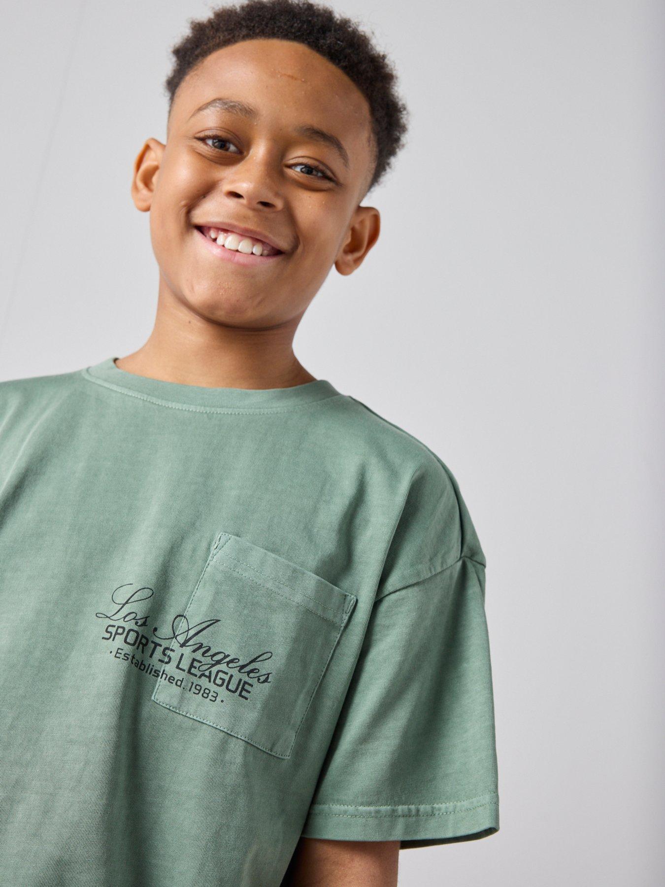 the-very-collection-boys-drop-shoulder-t-shirt-greendetail