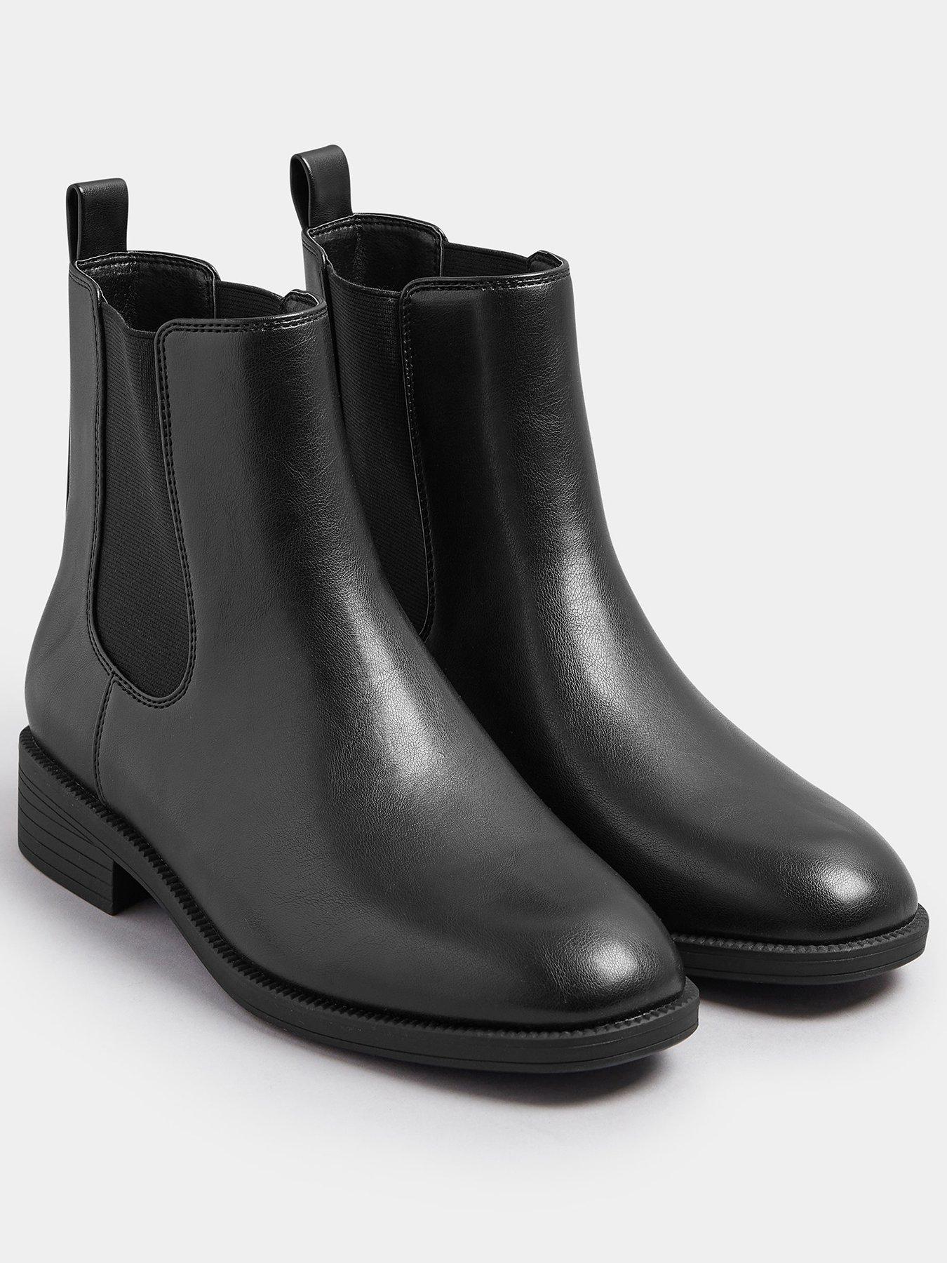 yours-extra-wide-fit-ankle-chelsea-boot-blackstillFront