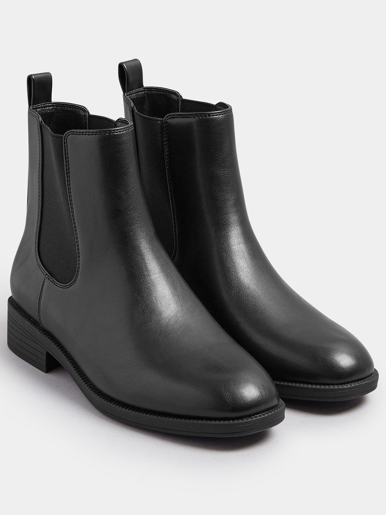 yours-wide-fit-ankle-chelsea-boot-blackstillFront