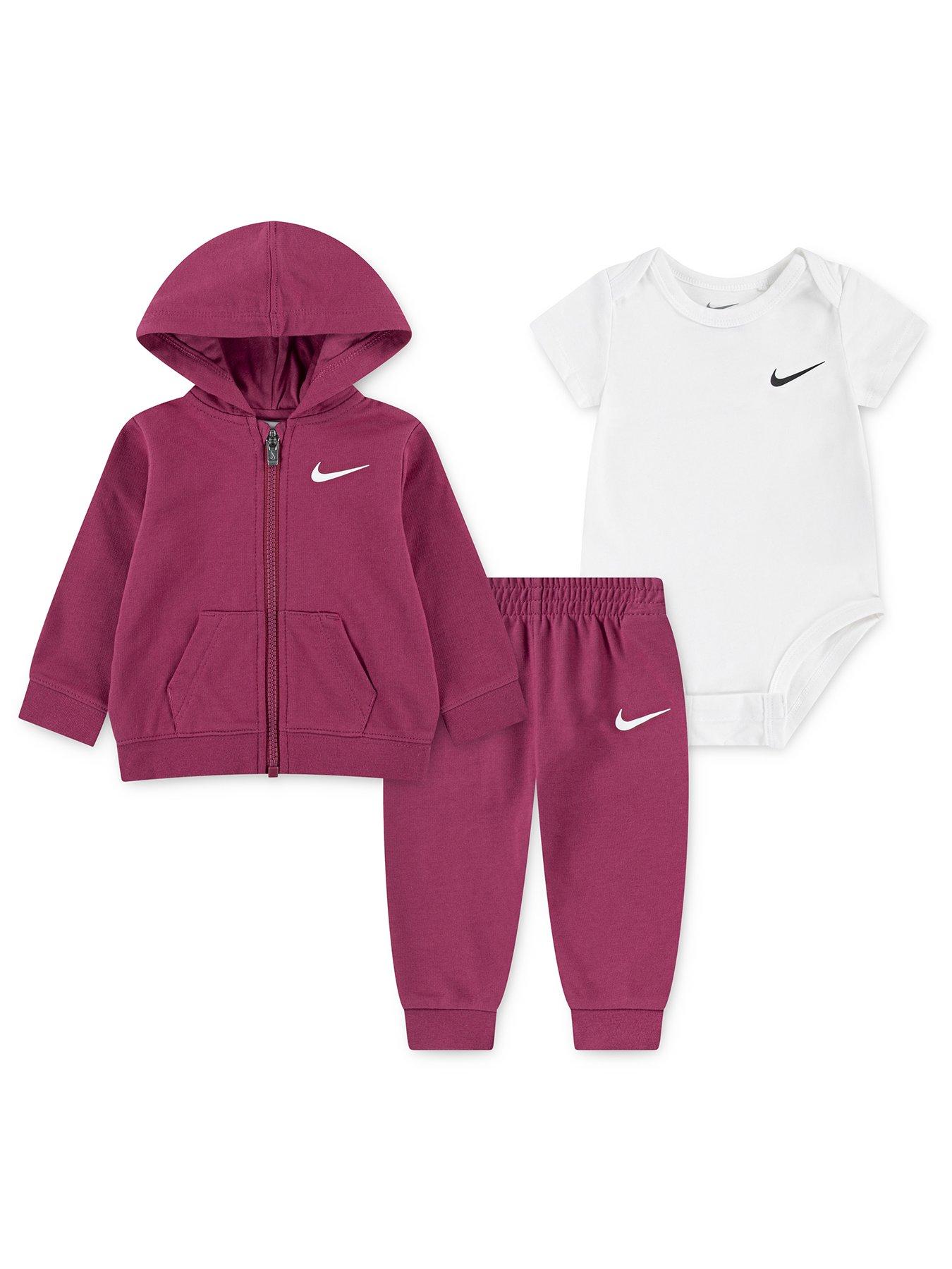 nike-infant-girls-3-piece-bodysuit-pant-set-red
