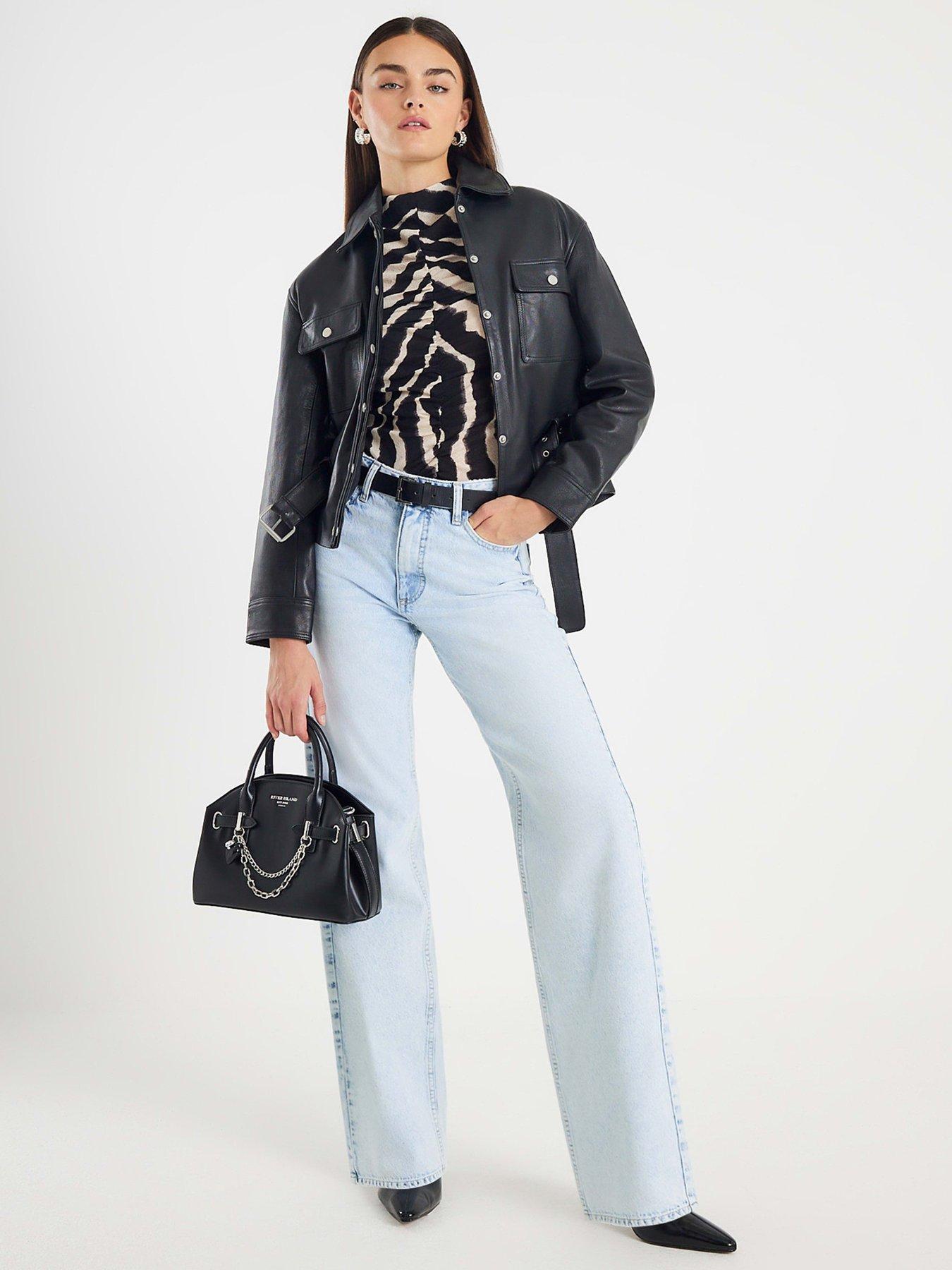 river-island-long-sleeve-mesh-top-blackback