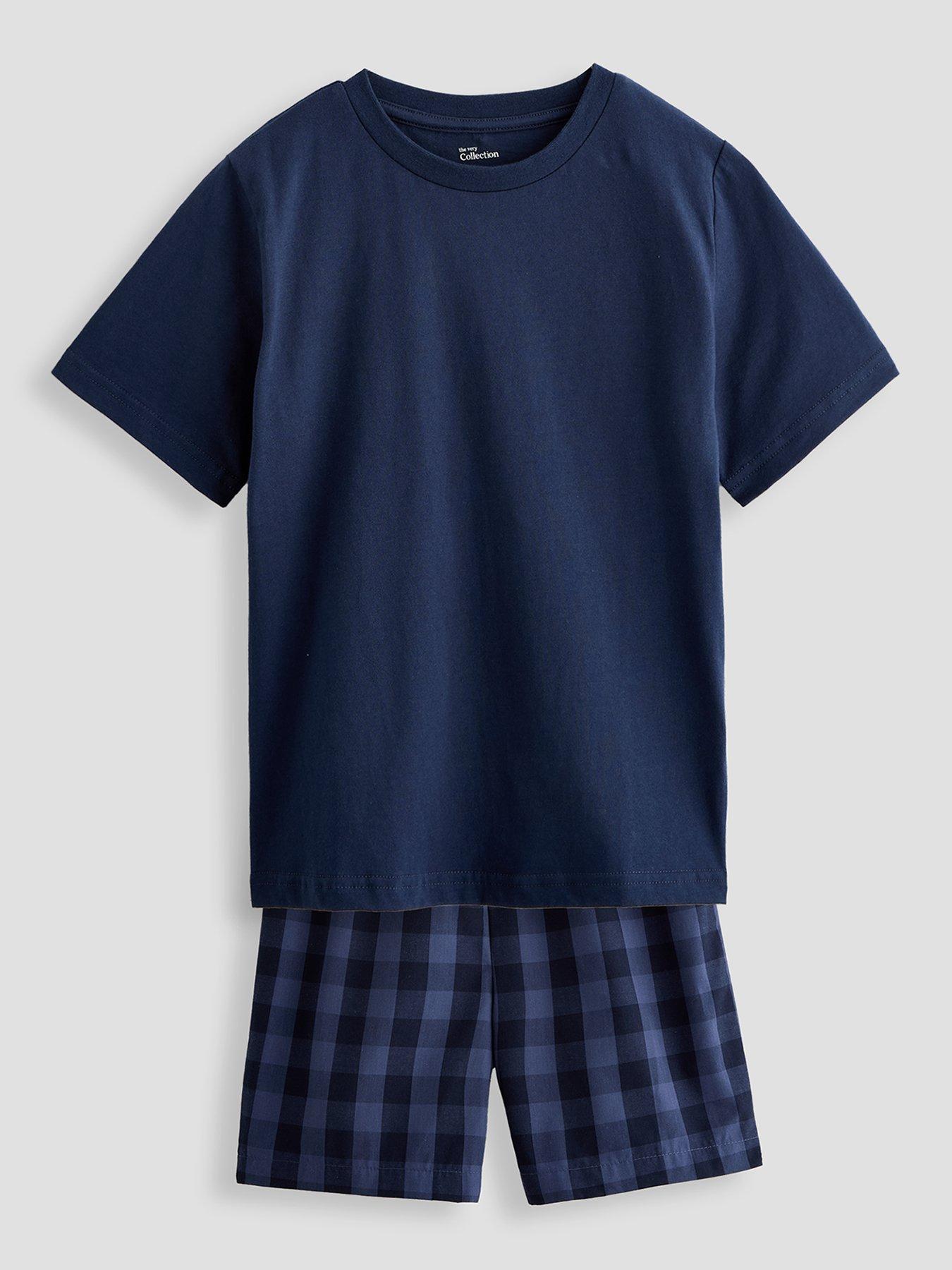 the-very-collection-boys-2-pack-woven-check-short-pyjama-set-multioutfit