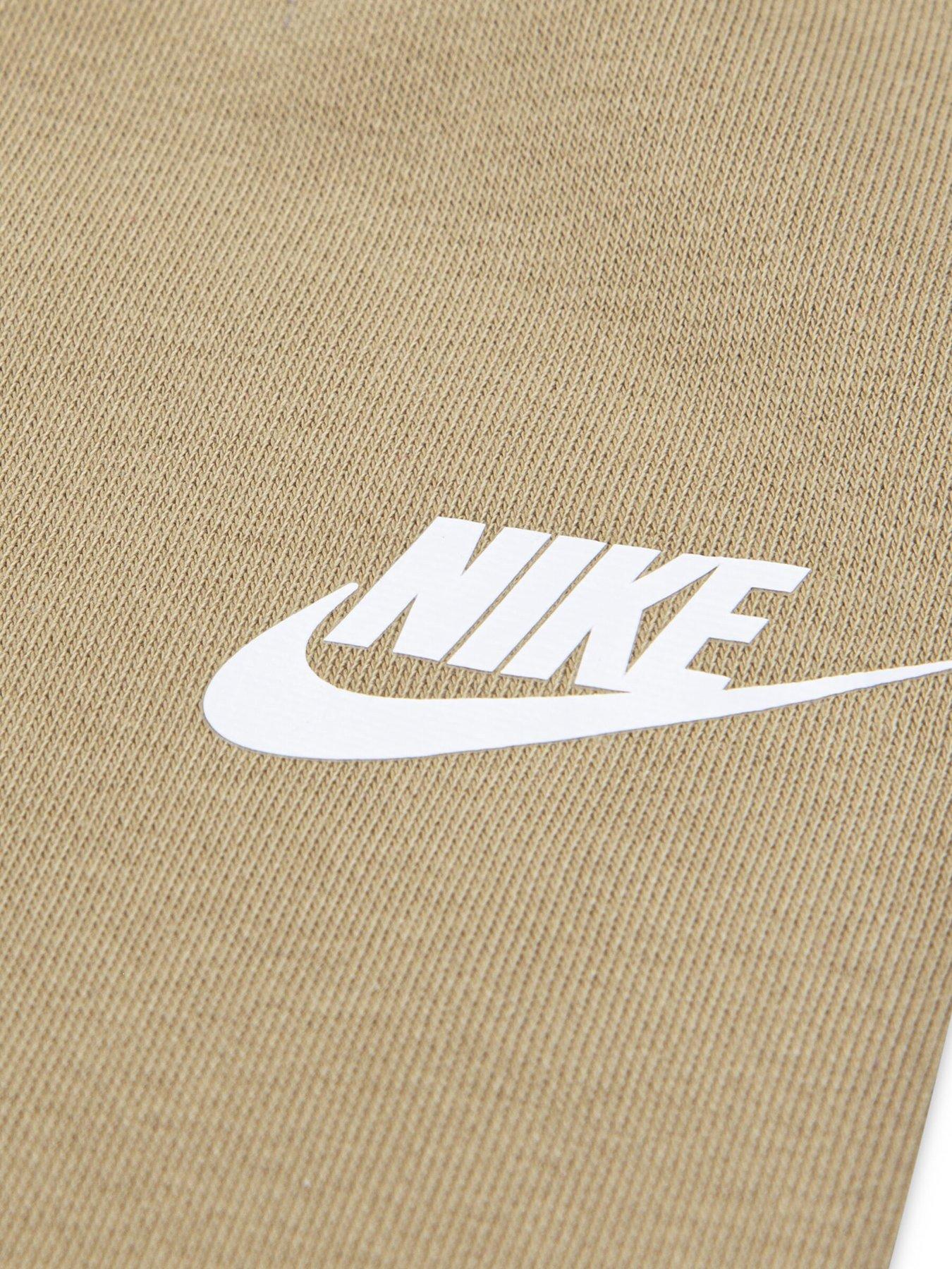 Image 4 of 4 of Nike Infant Boys Fleece Hoodie And Jogger Set - Beige