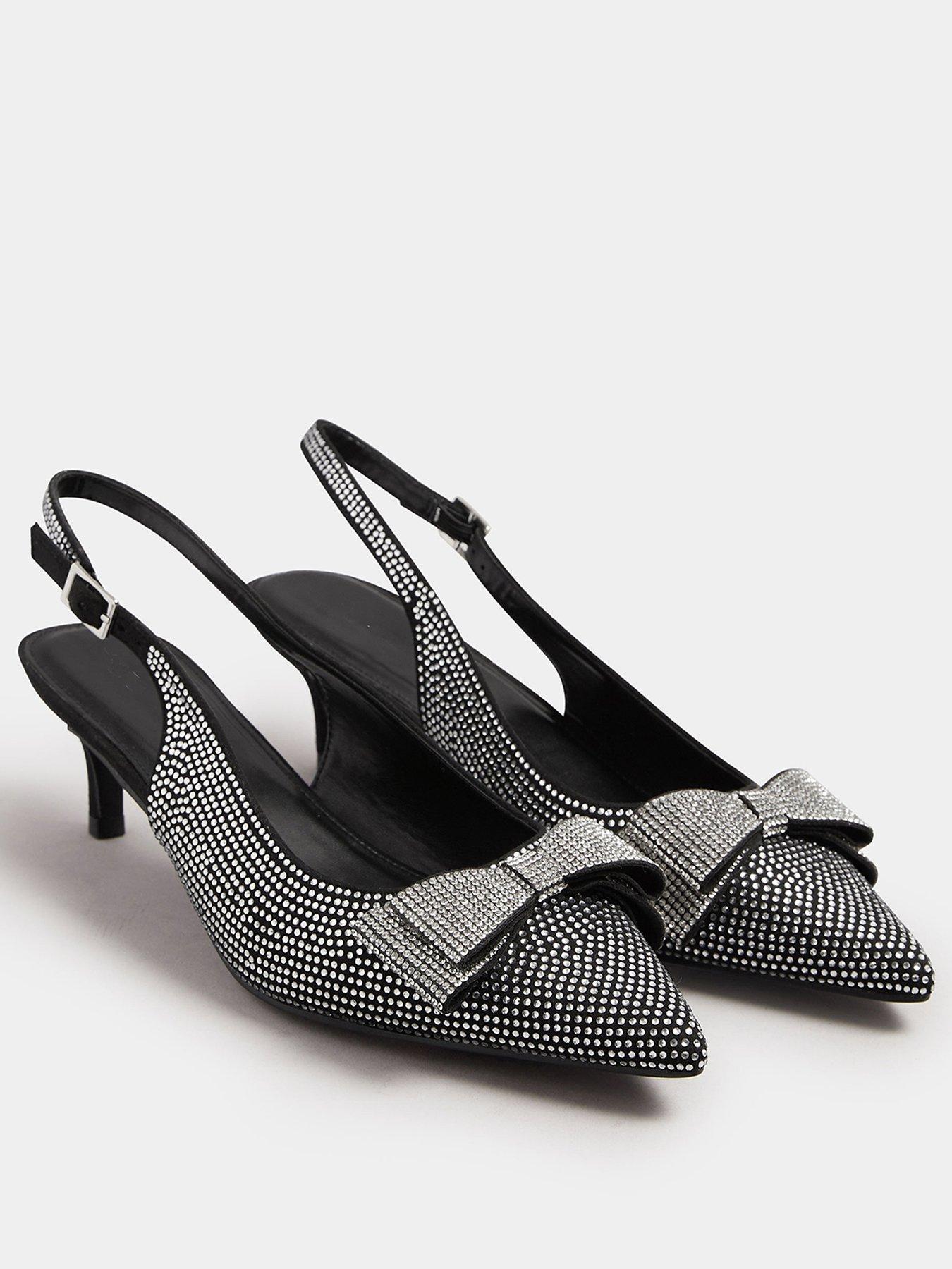 long-tall-sally-sparkle-bow-slingbacks-blackstillFront