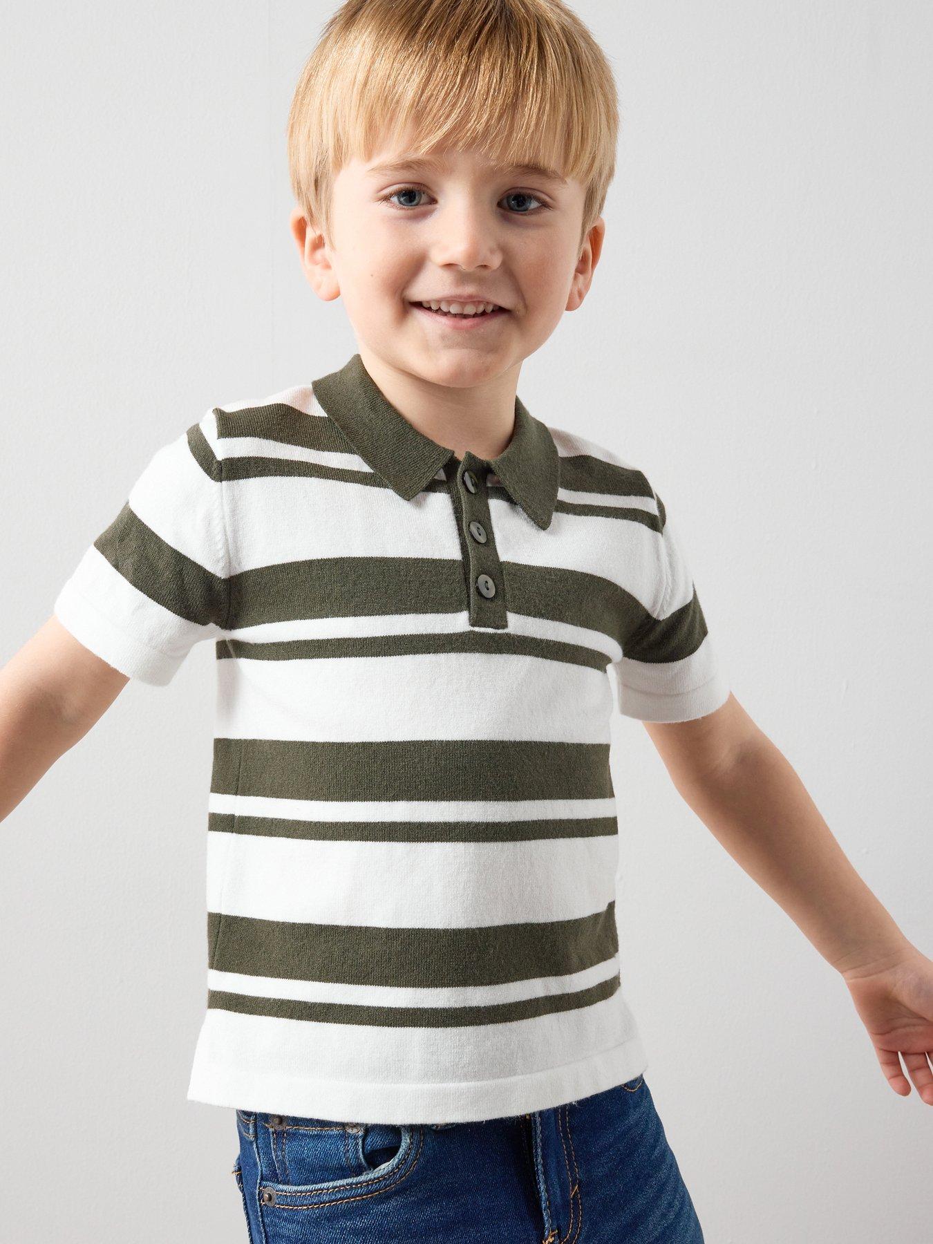 The Very Collection Boys Short Sleeve Knitted Polo