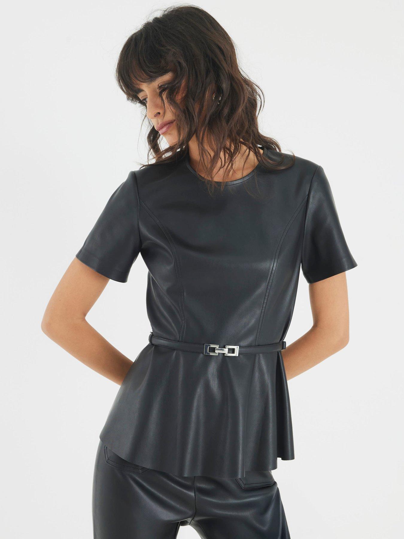 river-island-belted-pu-peplum-top-black