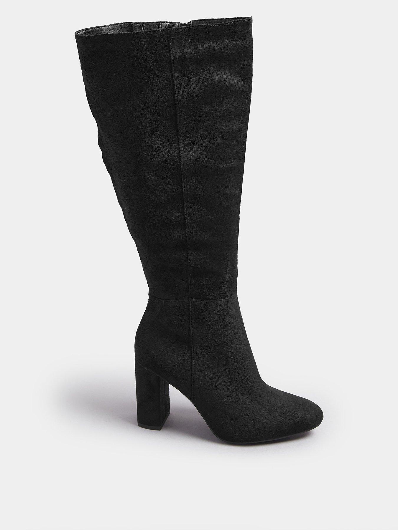 yours-extra-wide-fit-heeled-knee-high-boot-black