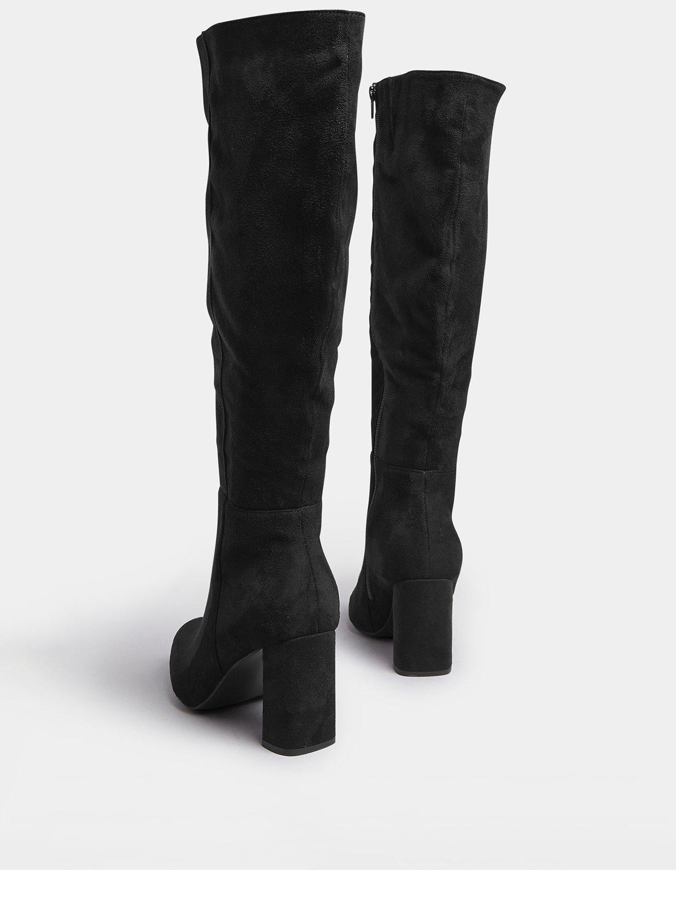 yours-extra-wide-fit-heeled-knee-high-boot-blackback