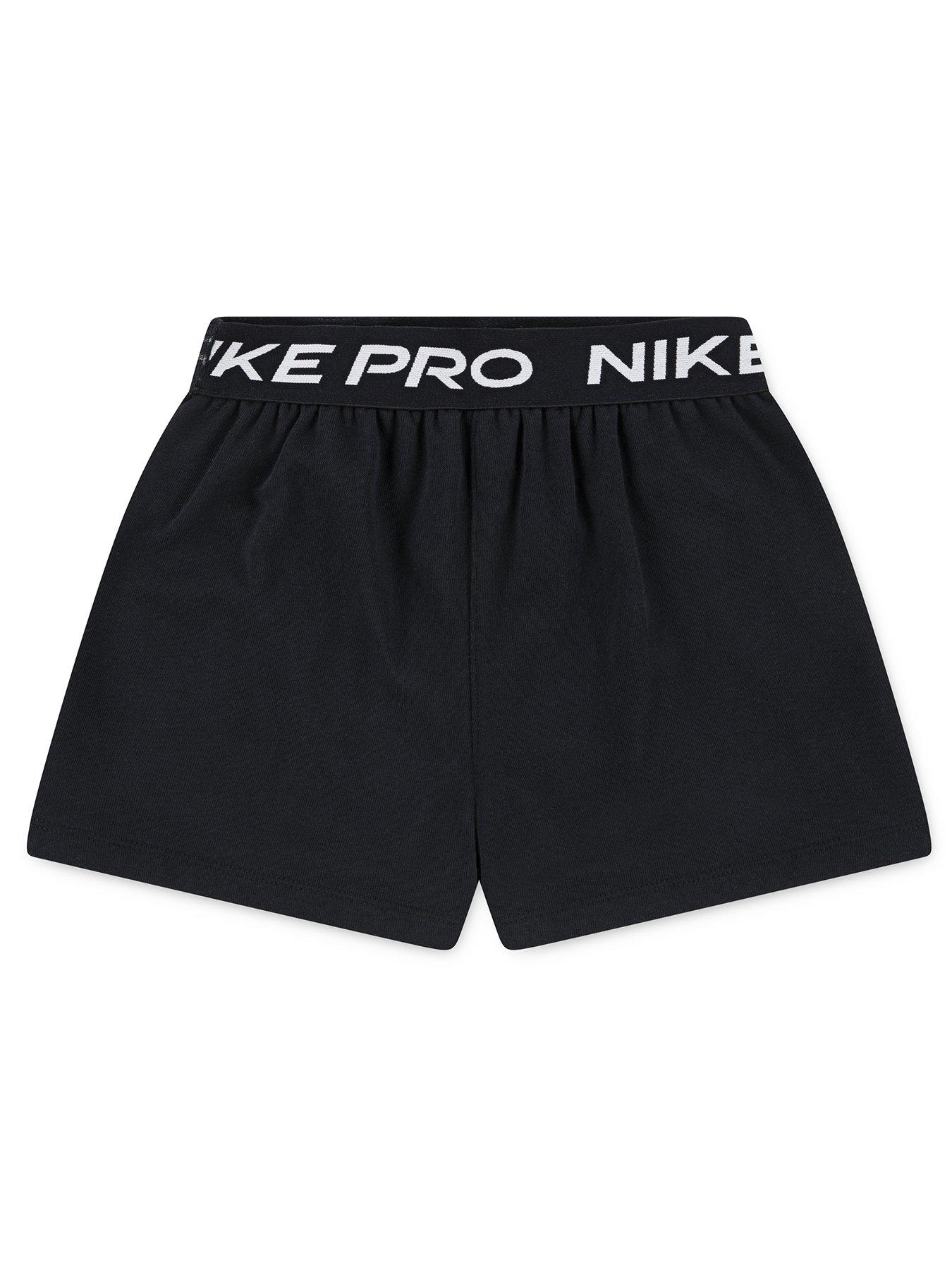 Image 2 of 4 of Nike Kids Girls Pro Short - Black