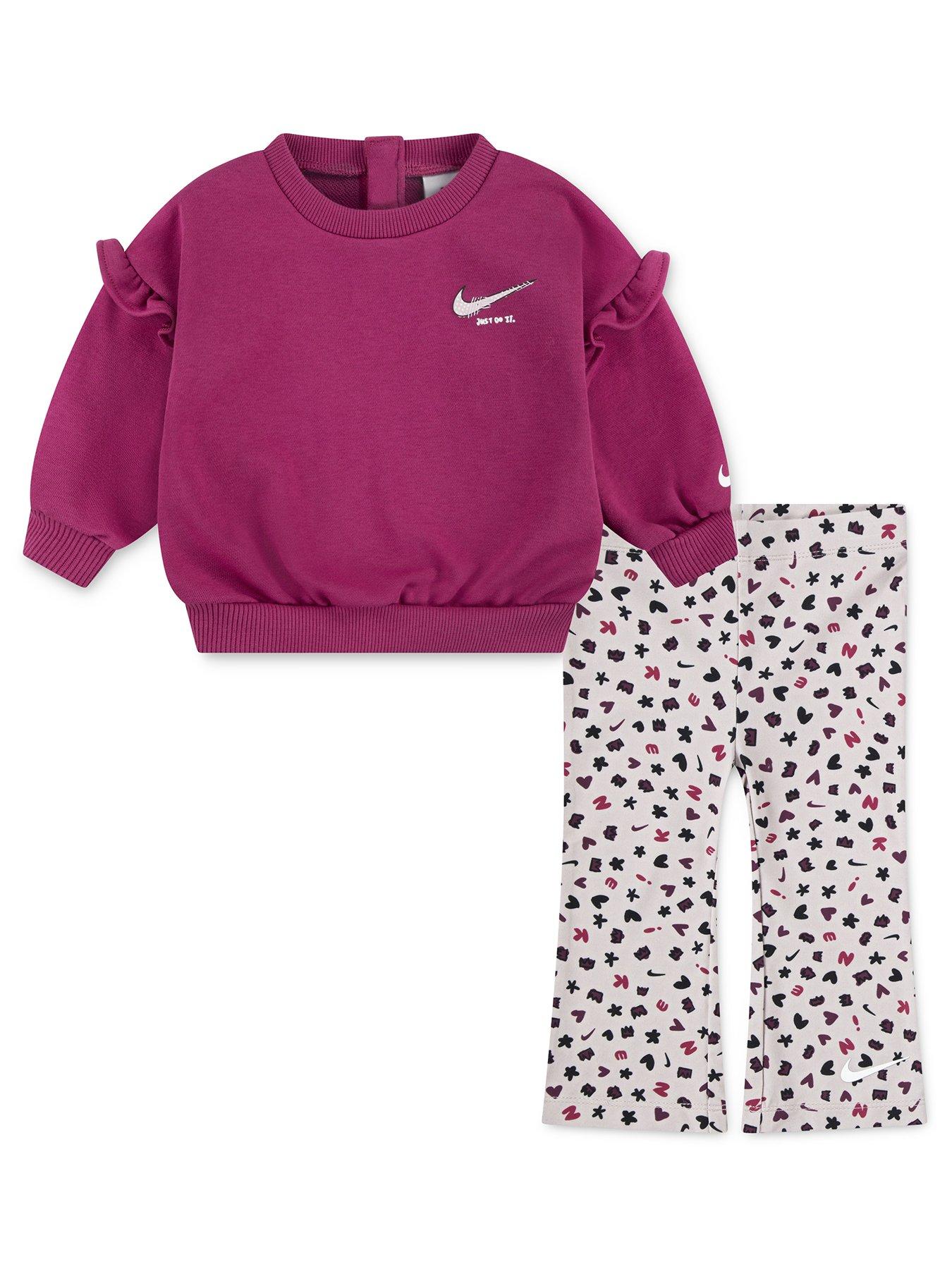 Nike Infant Girls Essentials Femme Set - Purple