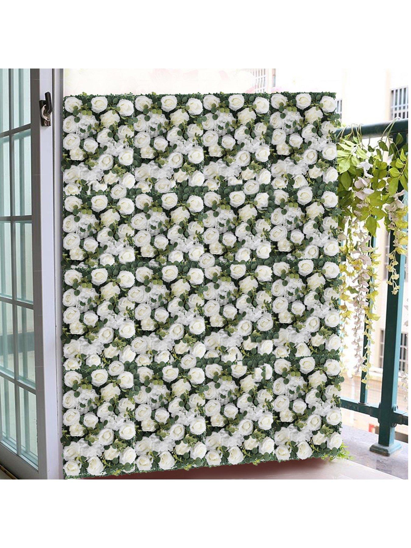 Image 2 of 7 of Living and Home Artificial Flower Wall Panels Wall Decorations