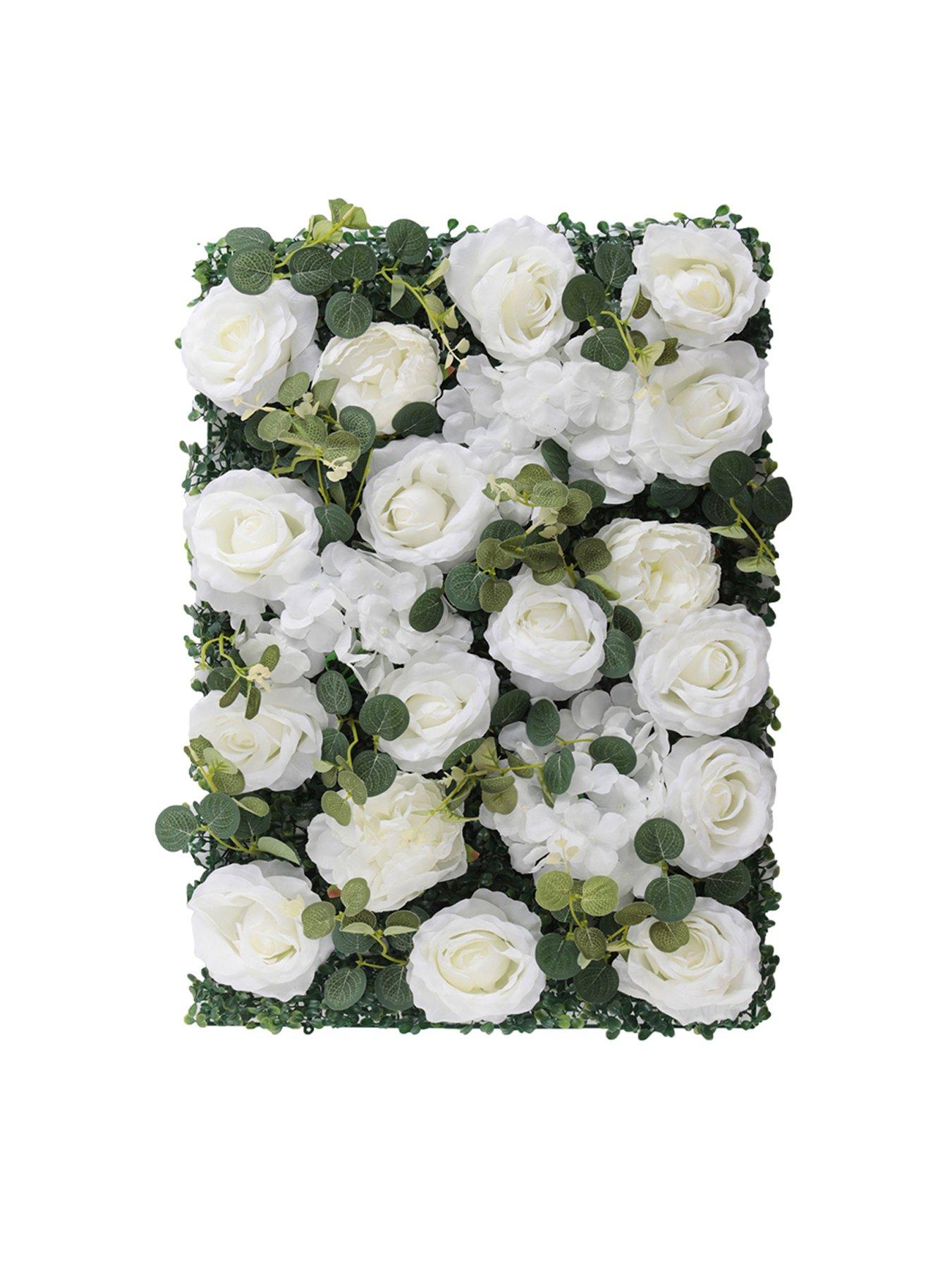 Image 3 of 7 of Living and Home Artificial Flower Wall Panels Wall Decorations