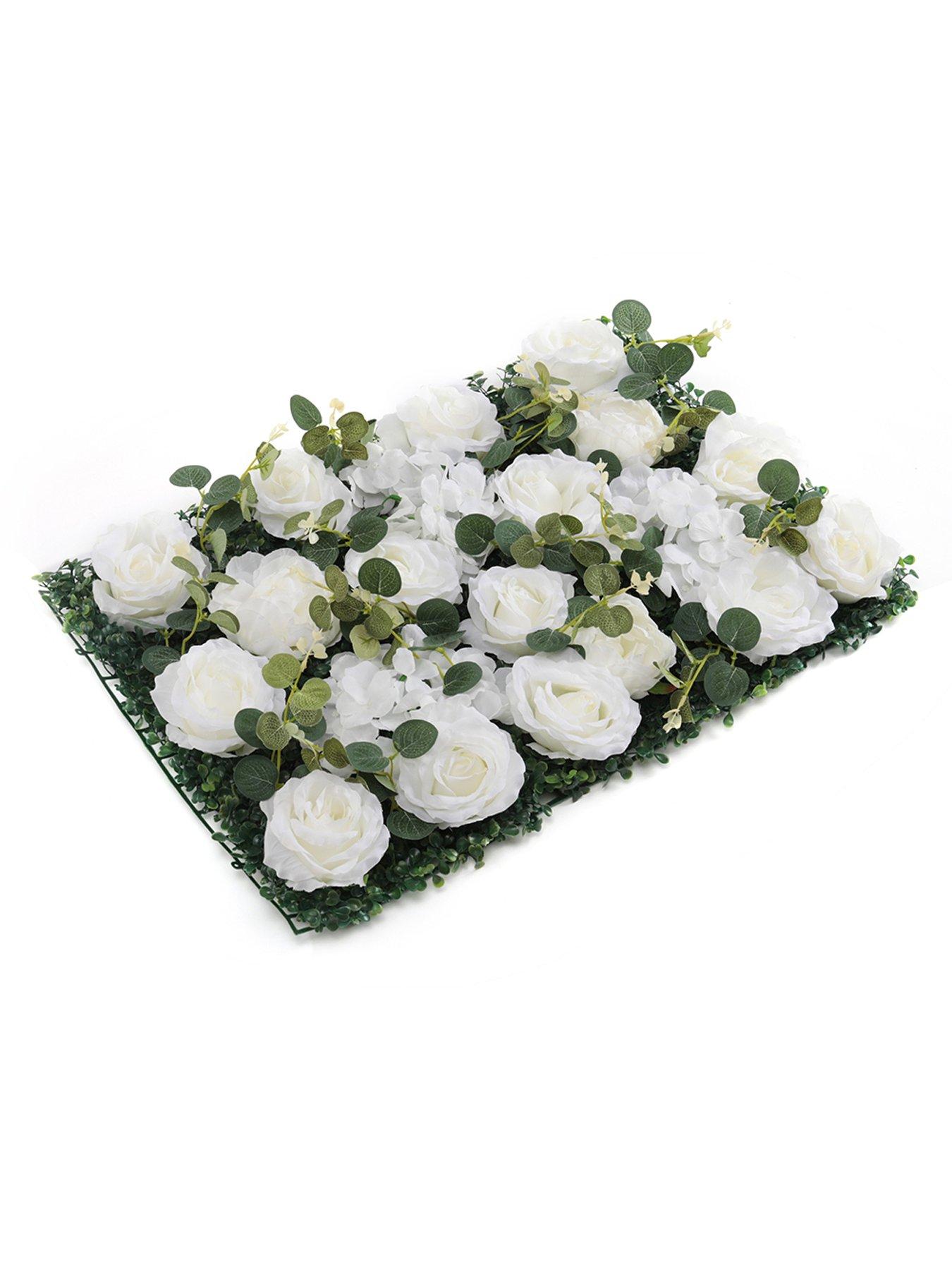 Image 4 of 7 of Living and Home Artificial Flower Wall Panels Wall Decorations
