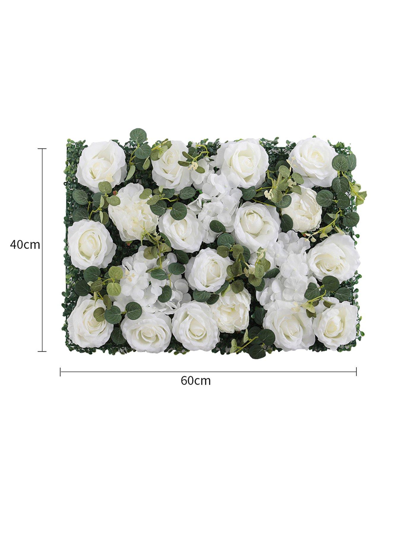 Image 7 of 7 of Living and Home Artificial Flower Wall Panels Wall Decorations