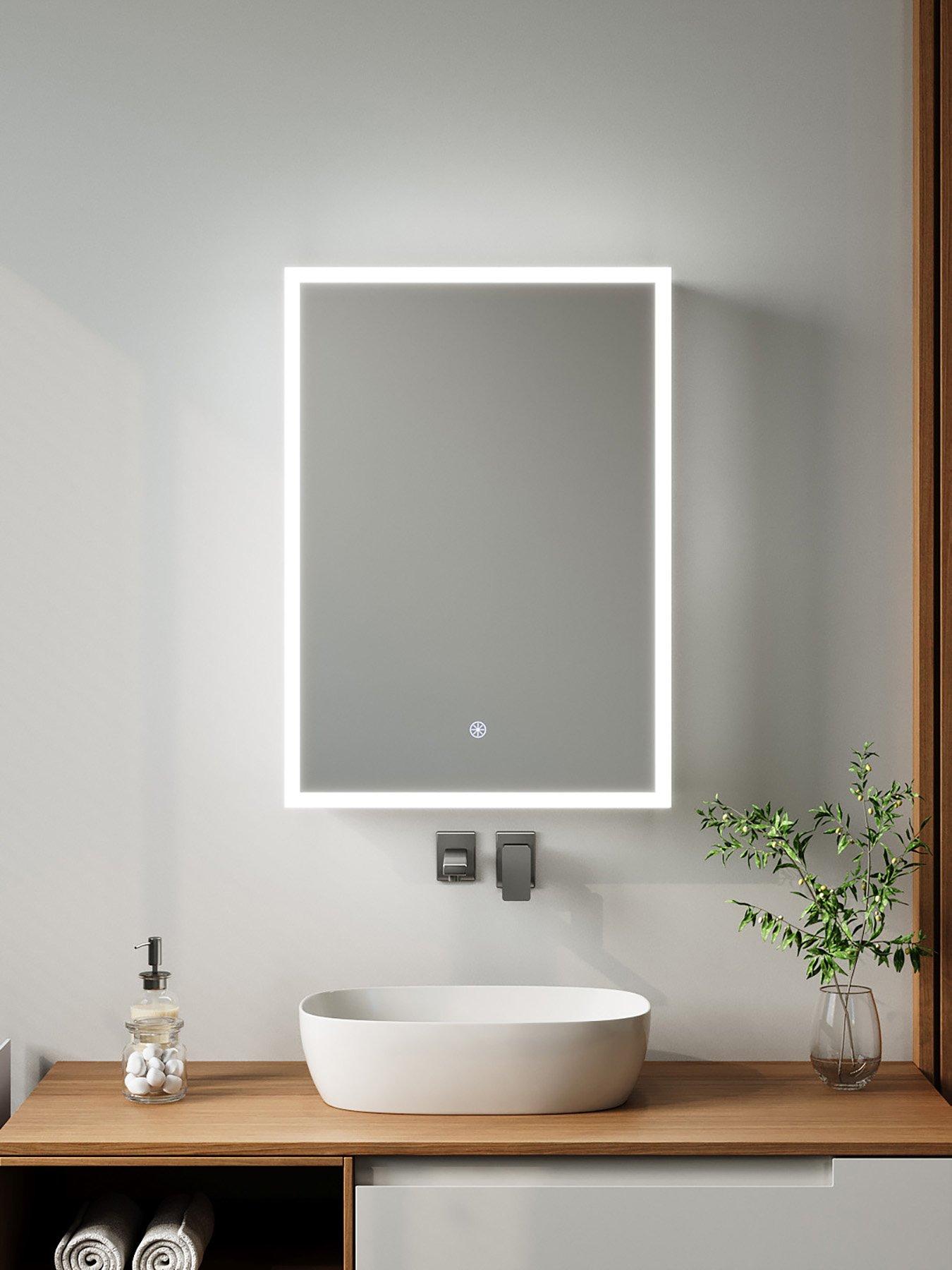 Living And Home Led Touch Sensor Mirror Cabinet 500 X 700 Mm in One Colour