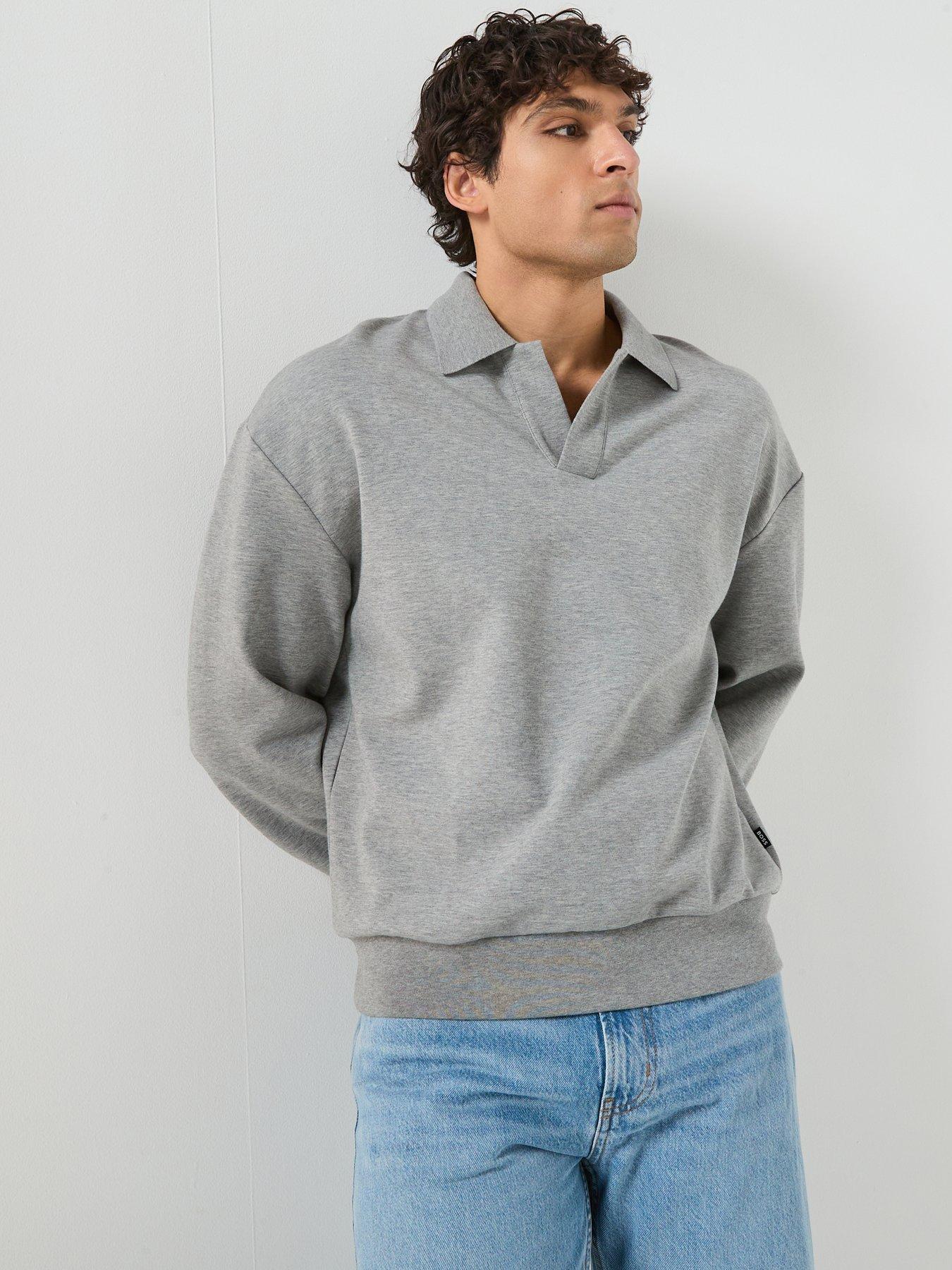 boss-c-sota-open-collar-crew-sweater-greydetail