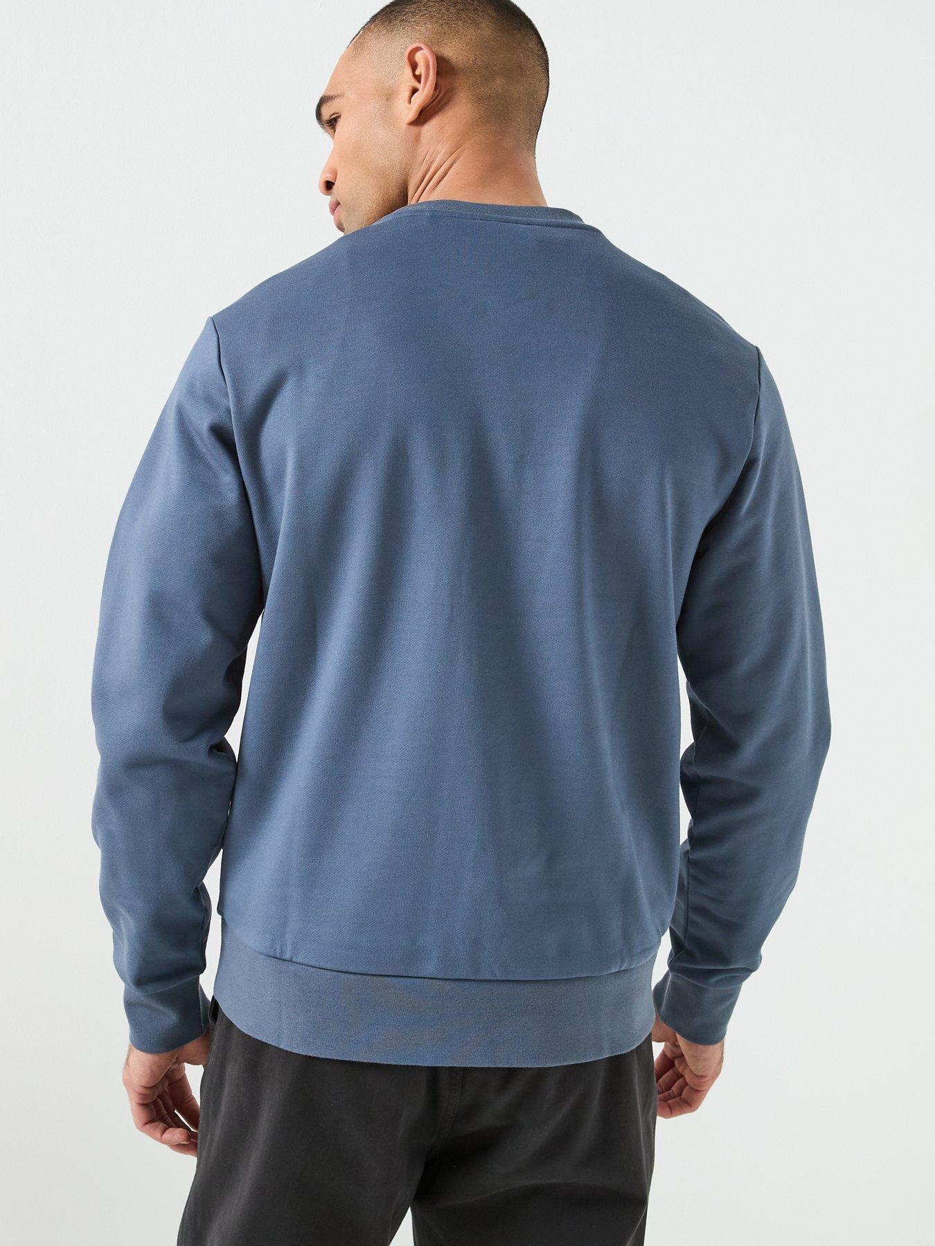 Image 2 of 5 of BOSS C-Soleri Graphic Logo Crew Sweater - Blue