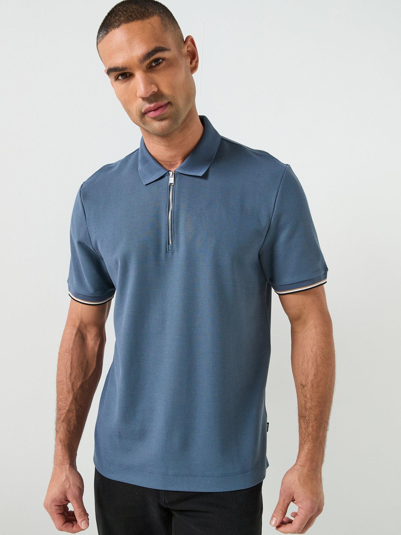 boss-c-pei-zip-collar-pique-polo-shirt-blue