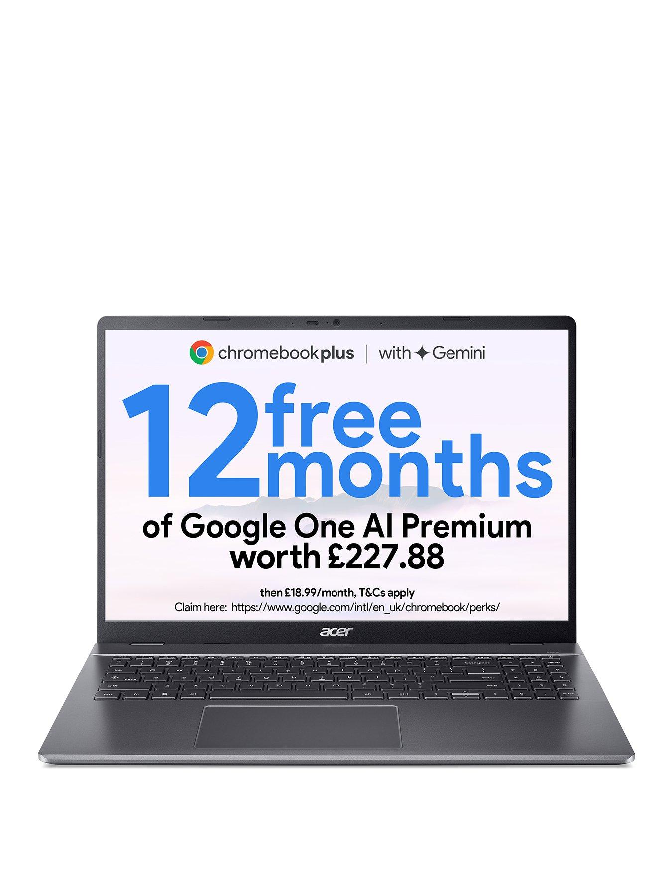 undefined Chromebook Plus - 16in  - Intel Core i3 - 8GB RAM - 128GB  - Iron
