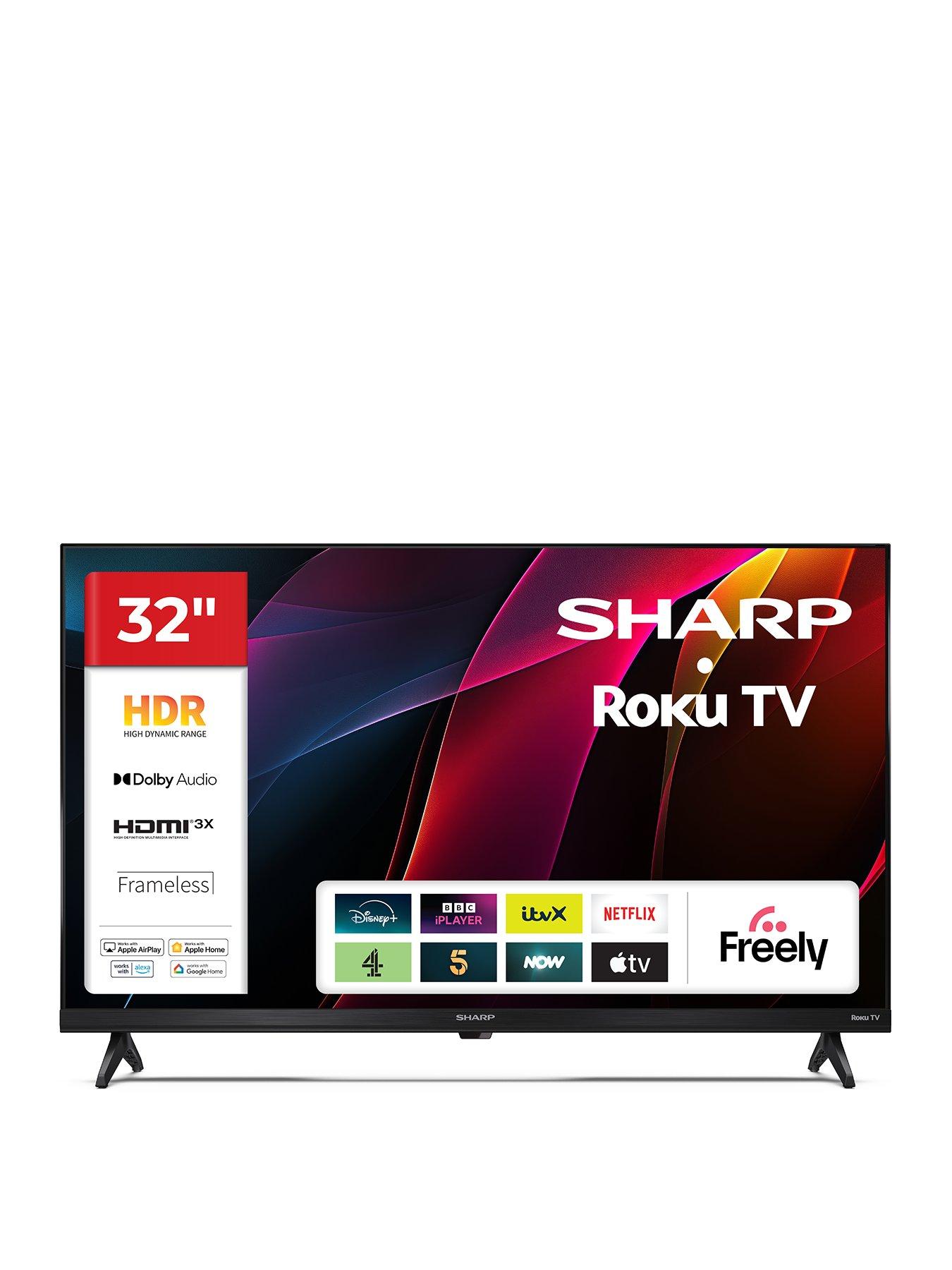 Sharp SHARP 32" HDR Smart Roku TV with Freely - 1T-C32HD2225KB