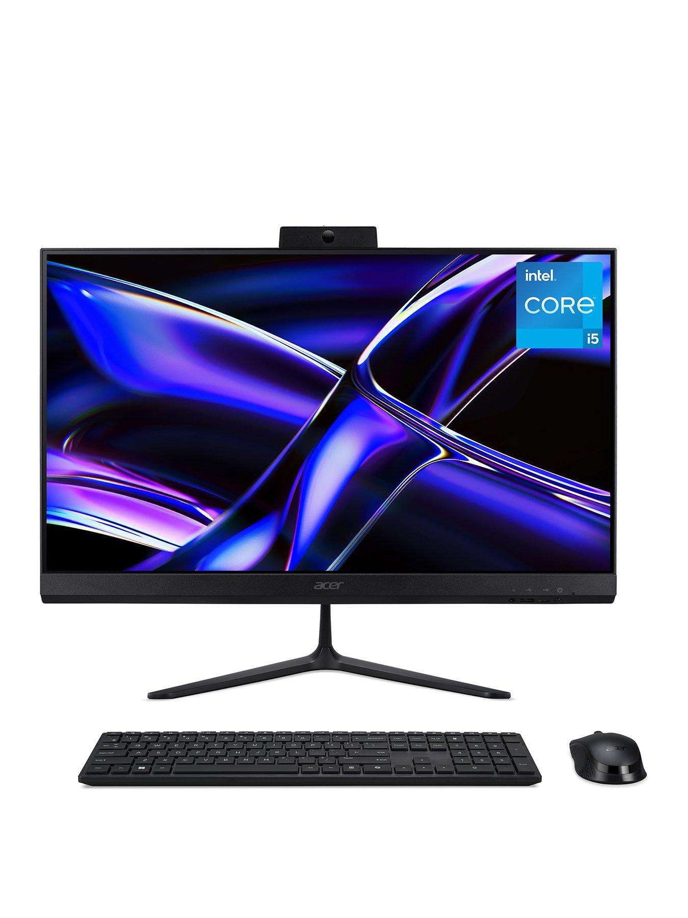 undefined Aspire C24-B AIO Desktop - Intel Core i5 - 8GB RAM - 512GB - 24in - Black