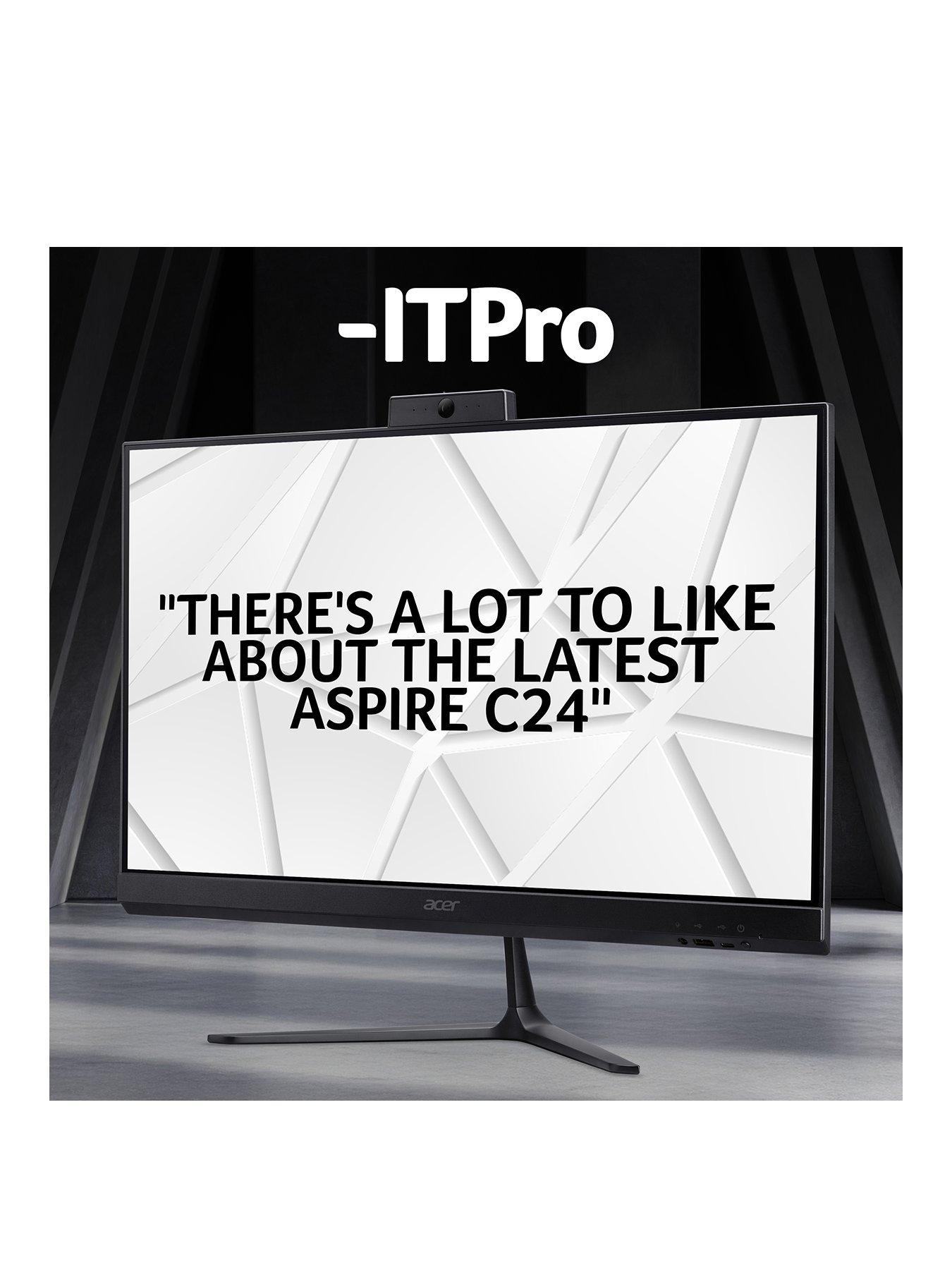 Image 3 of 8 of Acer Aspire C24-B AIO Desktop - Intel Core i5 - 8GB RAM - 512GB - 24in - Black