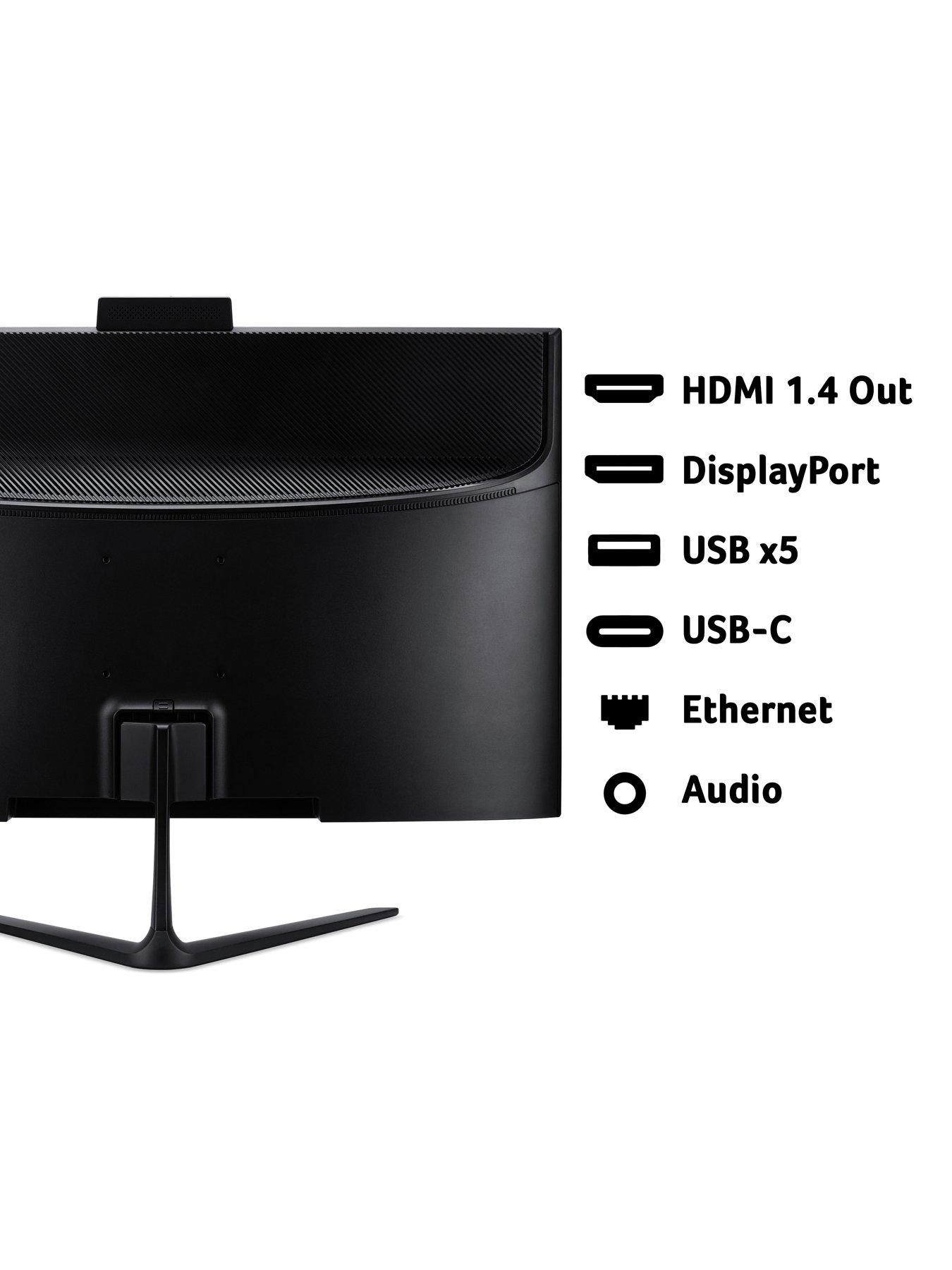 Image 6 of 8 of Acer Aspire C24-B AIO Desktop - Intel Core i5 - 8GB RAM - 512GB - 24in - Black