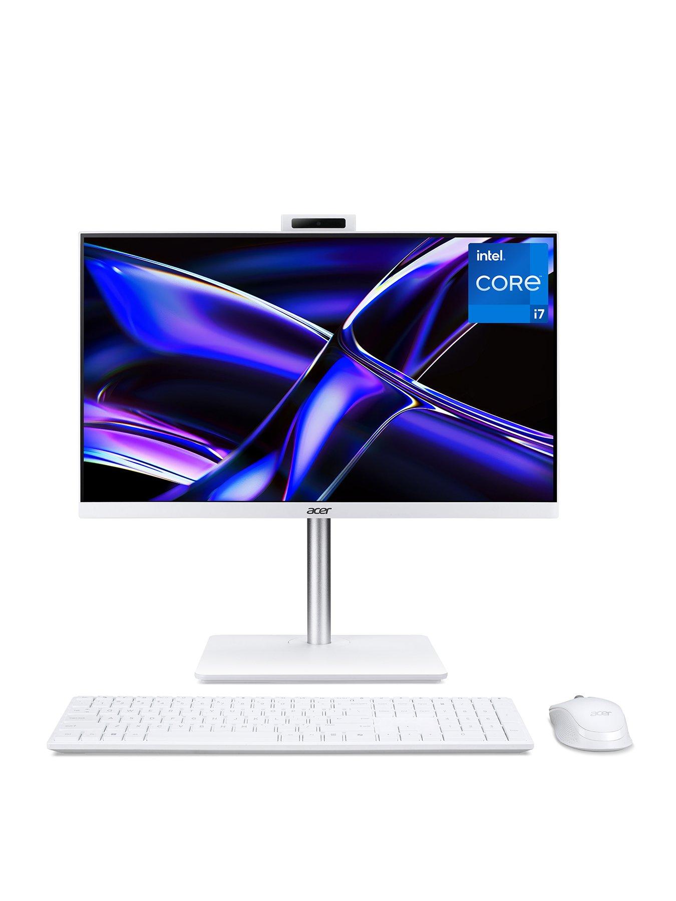 undefined Aspire C27-1E AIO Desktop - Intel Core i7 - 8GB RAM - 1TB  - 27in  - White