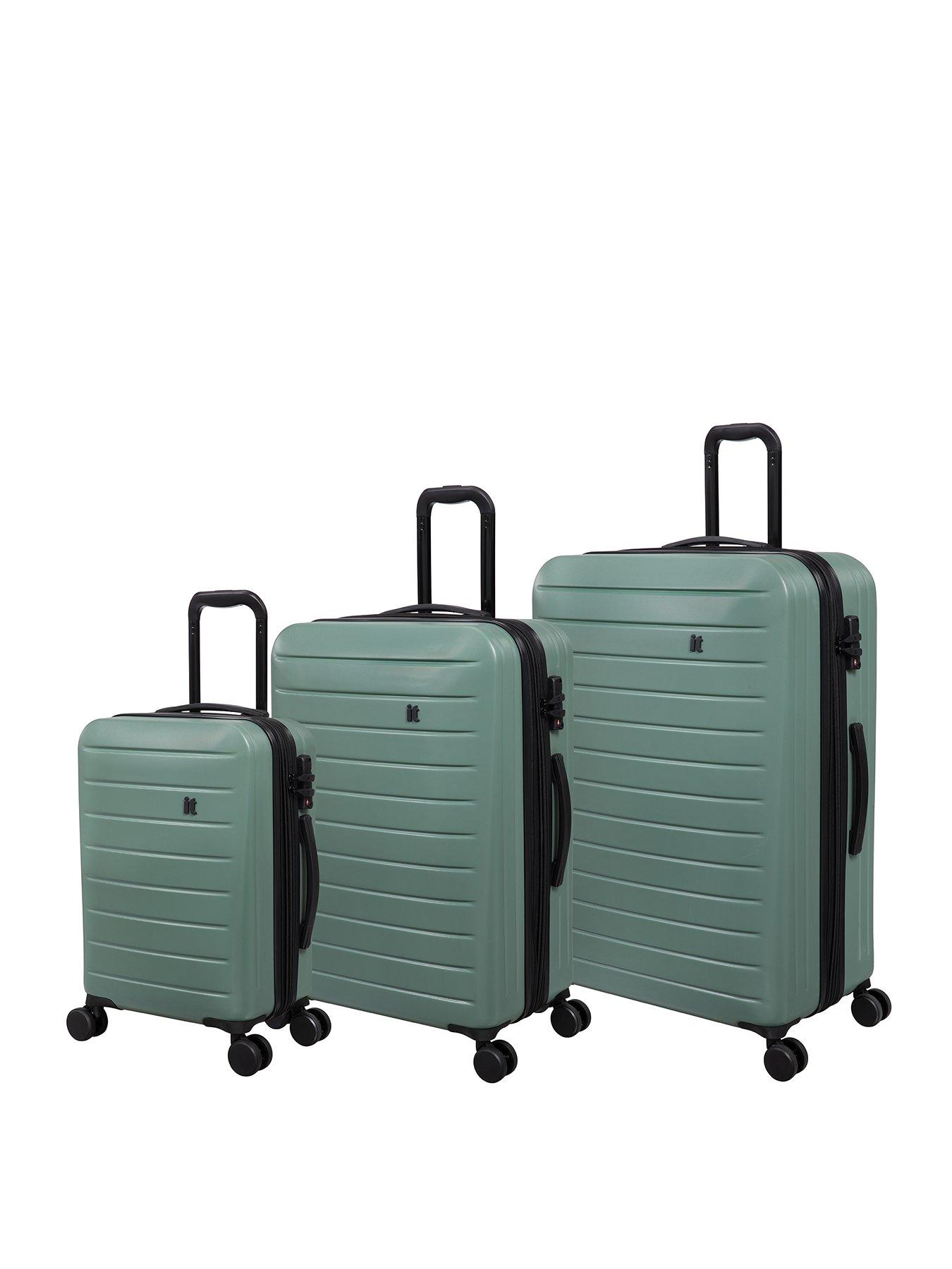 Image 1 of 7 of it Luggage Legion Frozen Matcha 3pc Suitcase Set