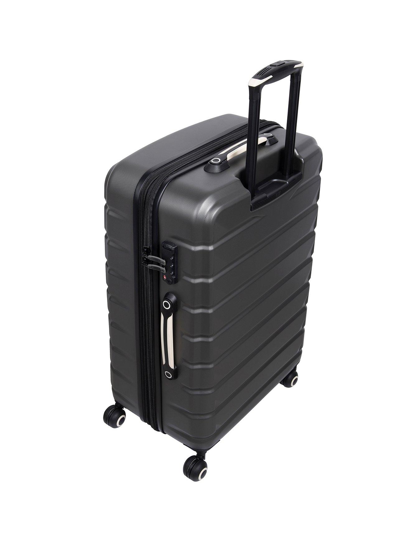 Image 2 of 7 of it Luggage Divert Charcoal 3pc Suitcase Set