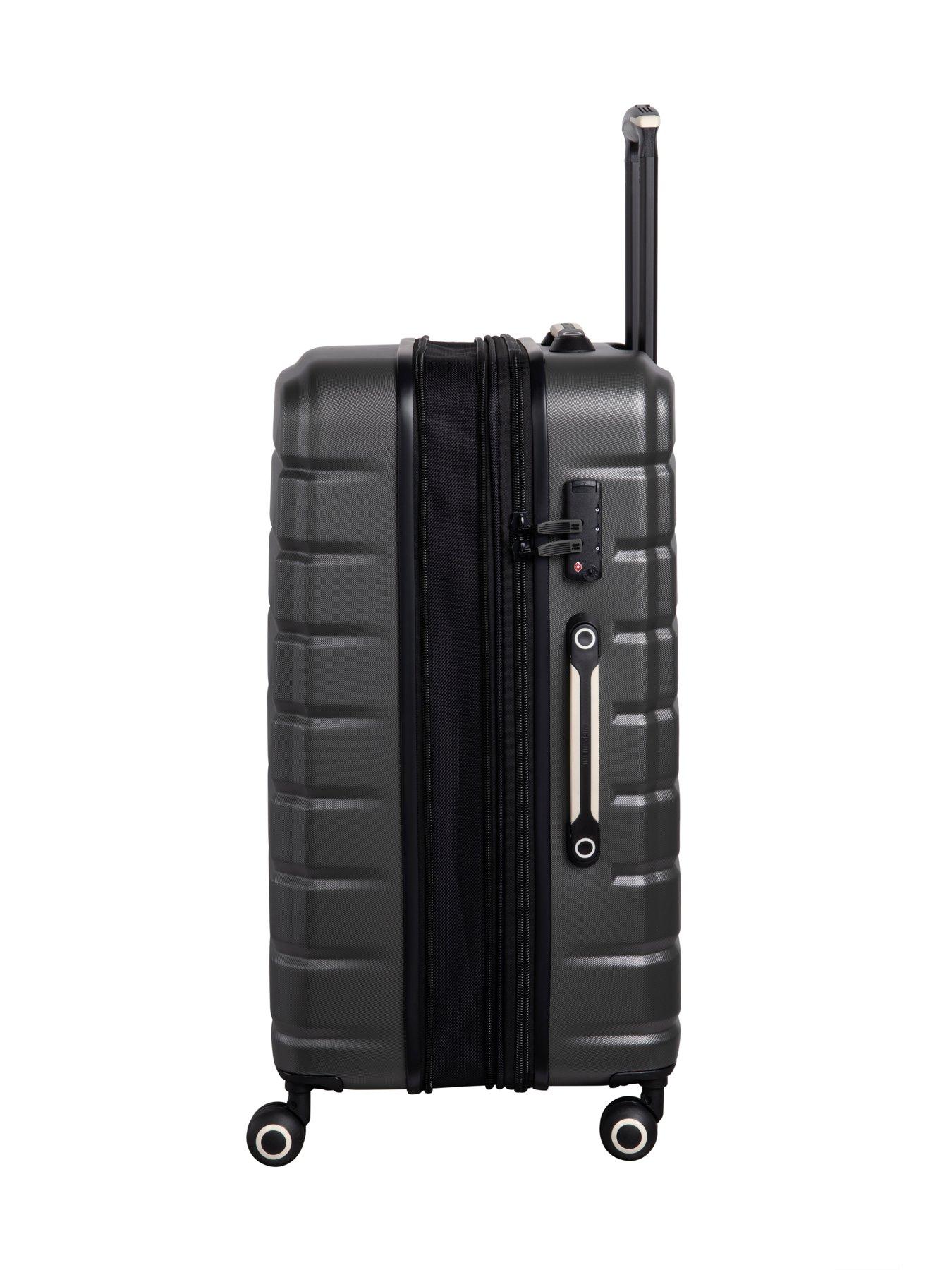 Image 4 of 7 of it Luggage Divert Charcoal 3pc Suitcase Set