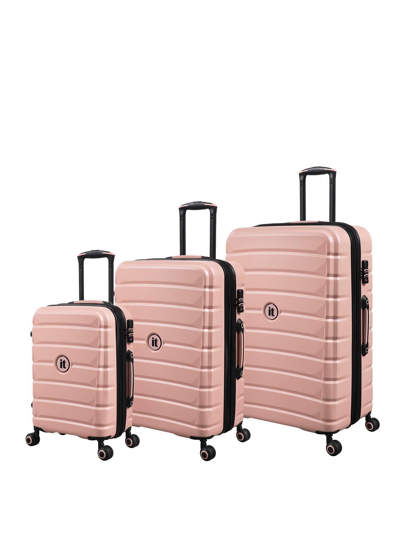 it-luggage-divert-cameo-rose-3pc-suitcase-set