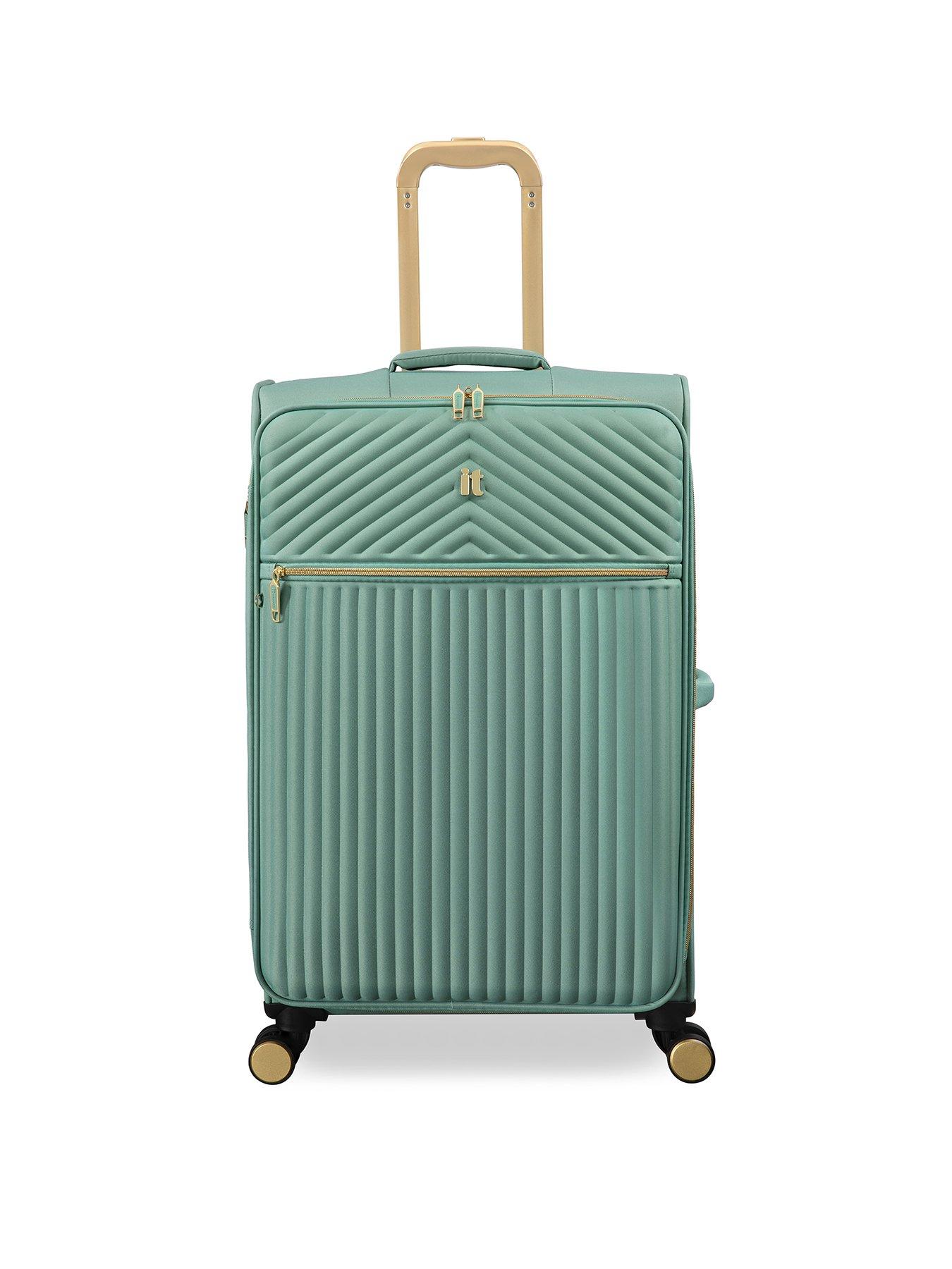 Image 2 of 7 of it Luggage Esplanade Granite Green Medium Suitcase