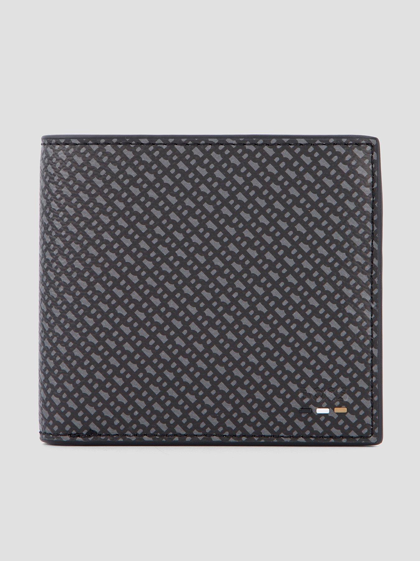 Image 1 of 4 of BOSS Ray Monogram Wallet - Black