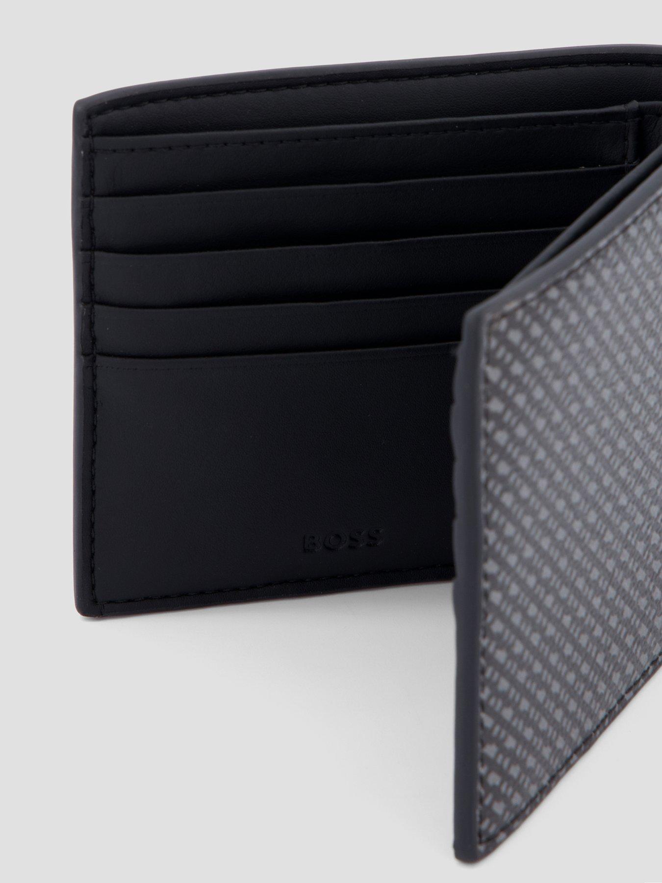 Image 4 of 4 of BOSS Ray Monogram Wallet - Black