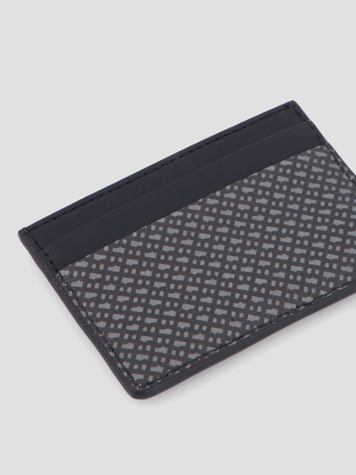 Image 4 of 4 of BOSS Ray Monogram Card Holder - Black