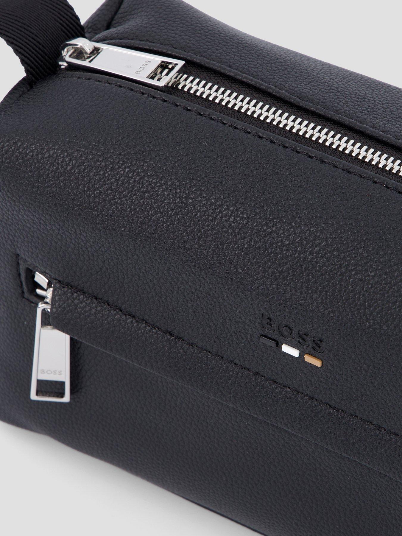 Image 3 of 4 of BOSS Ray PU Washbag - Black
