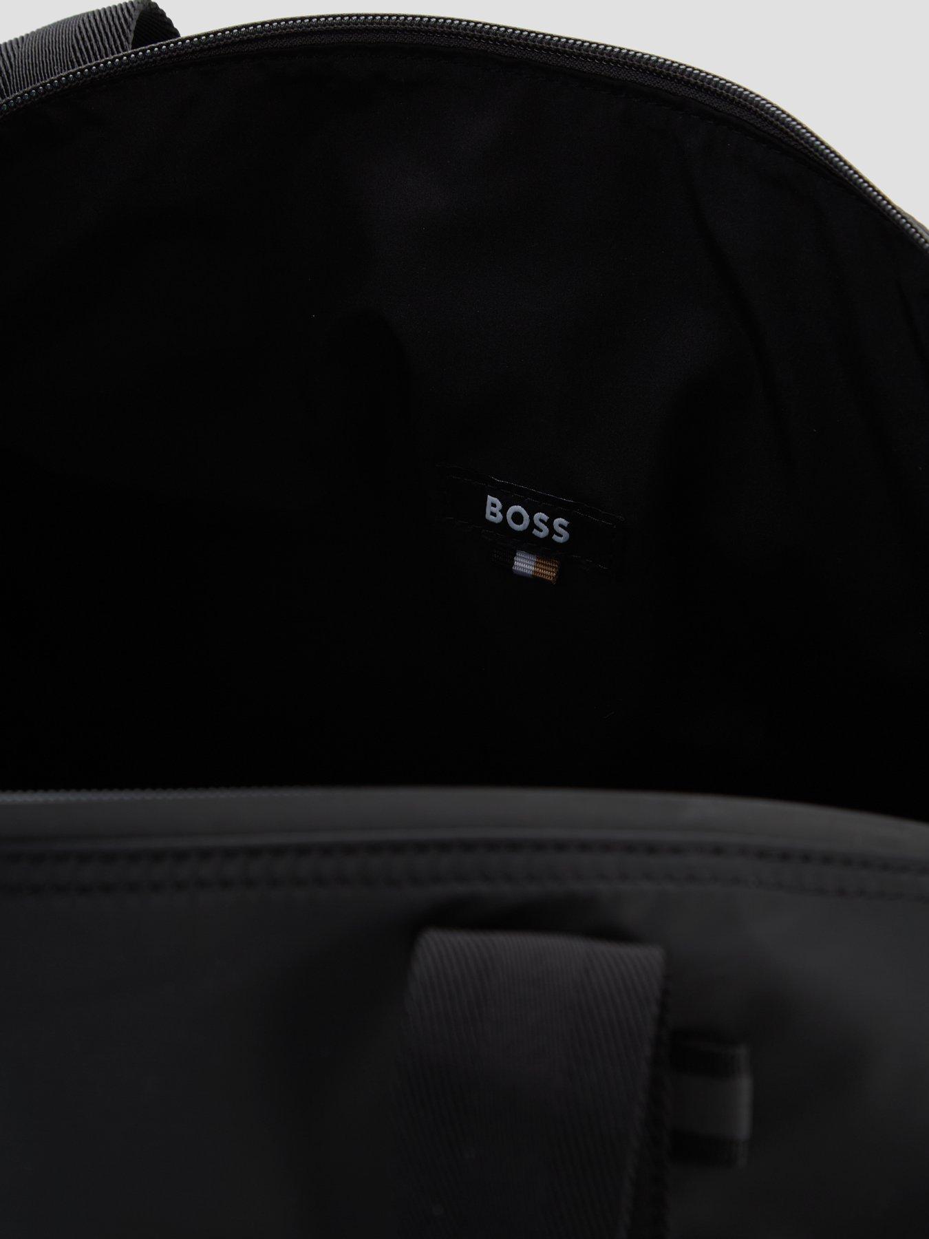 boss-stenson-coated-holdall-bag-blackdetail