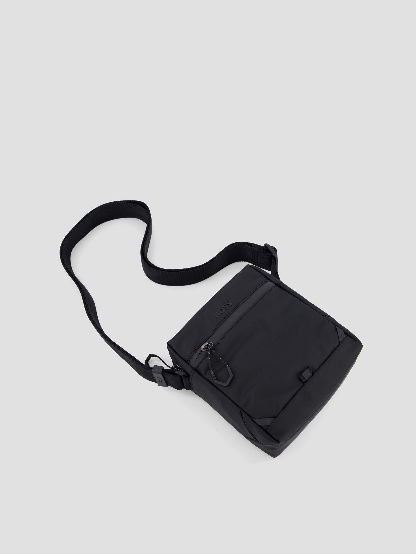 Image 2 of 4 of BOSS Stenson Coated Crossbody Bag - Black