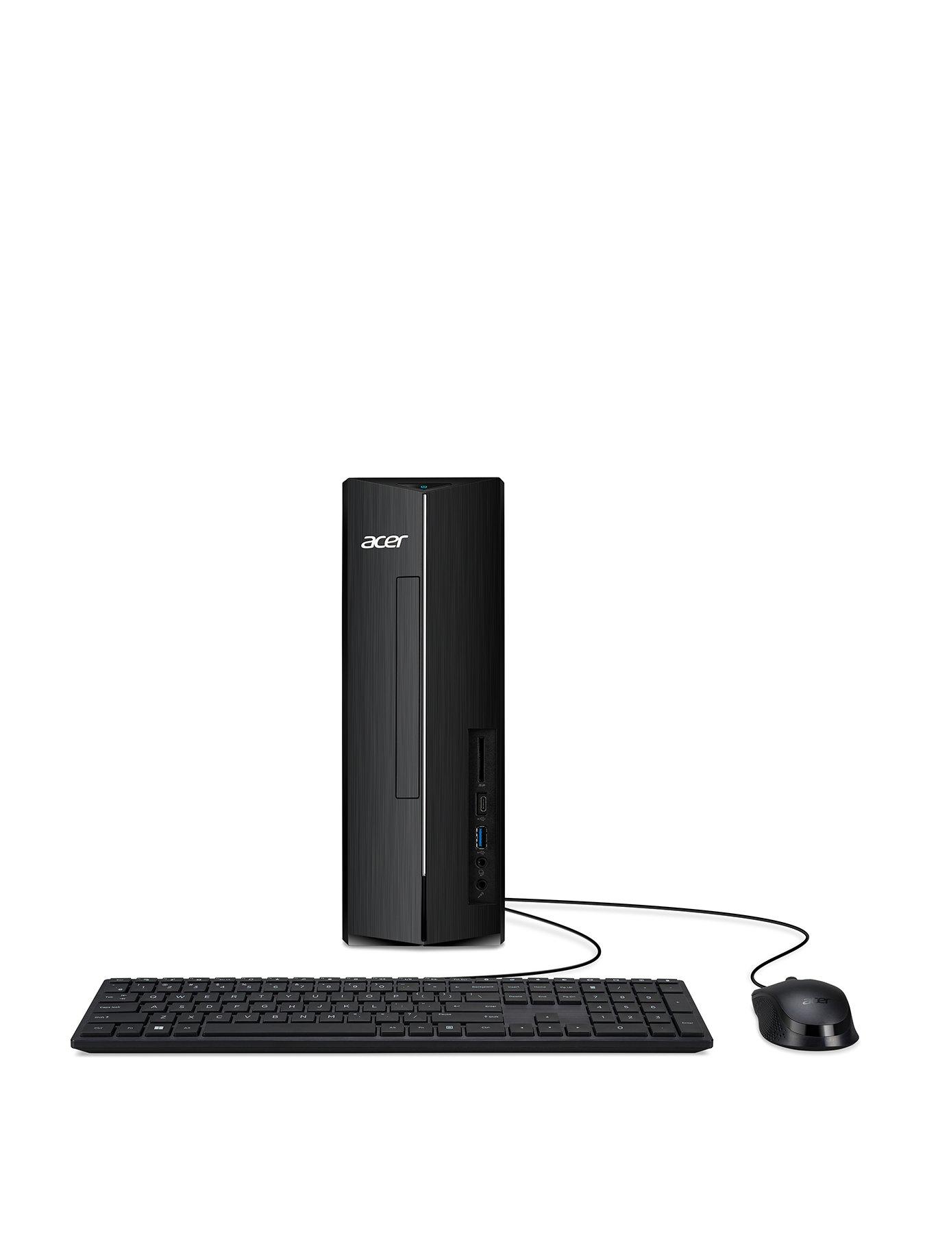 undefined Aspire XC-1710 Desktop PC - Intel Core i3, 8GB RAM, 512GB SSD - Black
