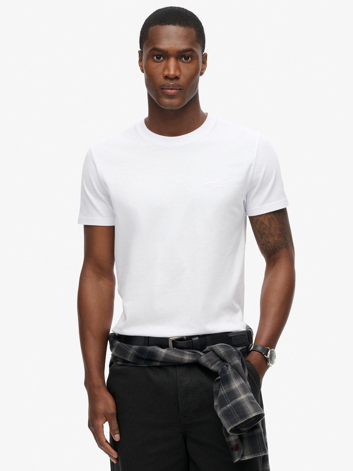 Superdry Essential Logo 3 Pack T-shirts - White